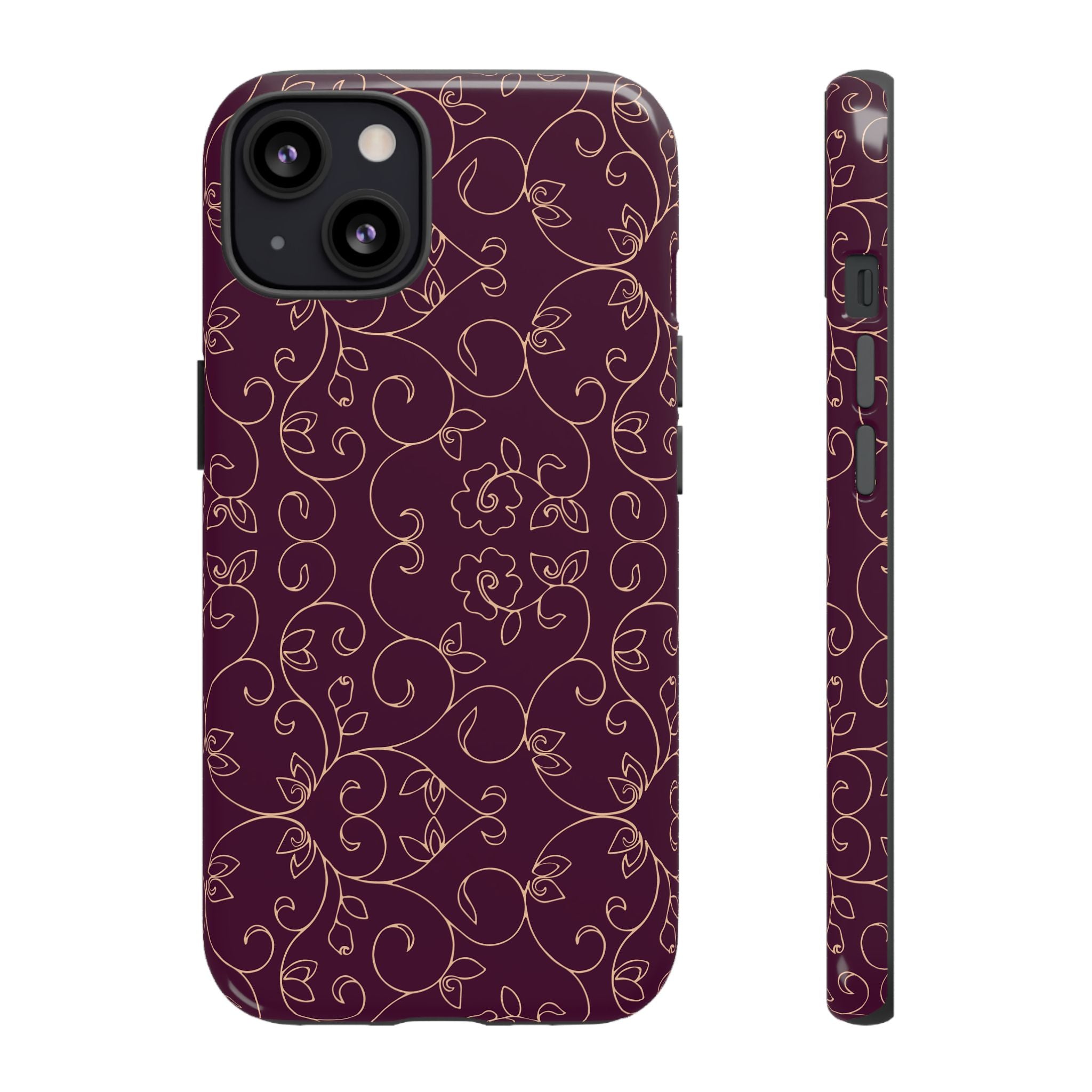 Elegant Floral Phone Case | Durable Mobile Cover, Gift for Her, Floral Design, Stylish Accessory, Phone Protection
