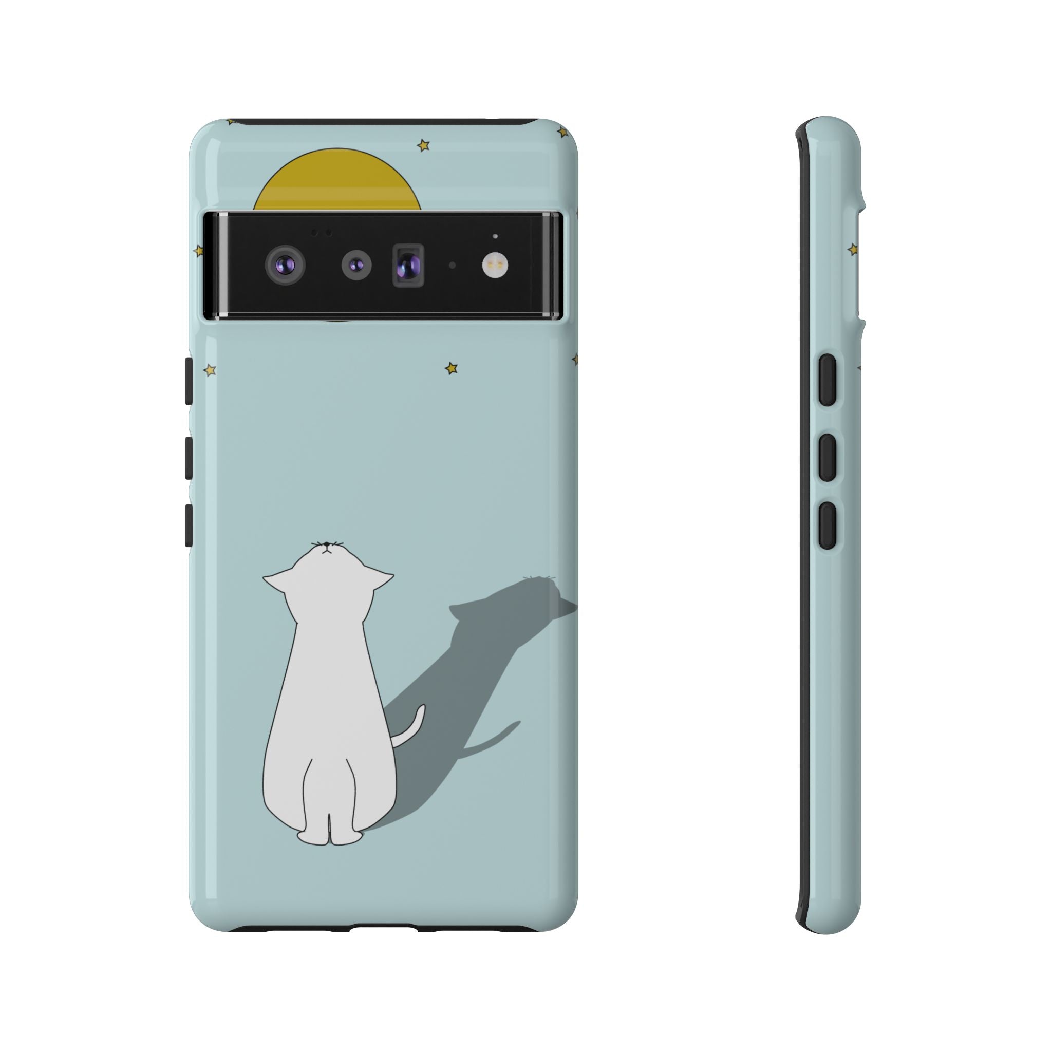 Cute Cat Phone Case, Tough Phone Cover, Pet Lover Gift, Unique Case, Animal Decor, Birthday Gift