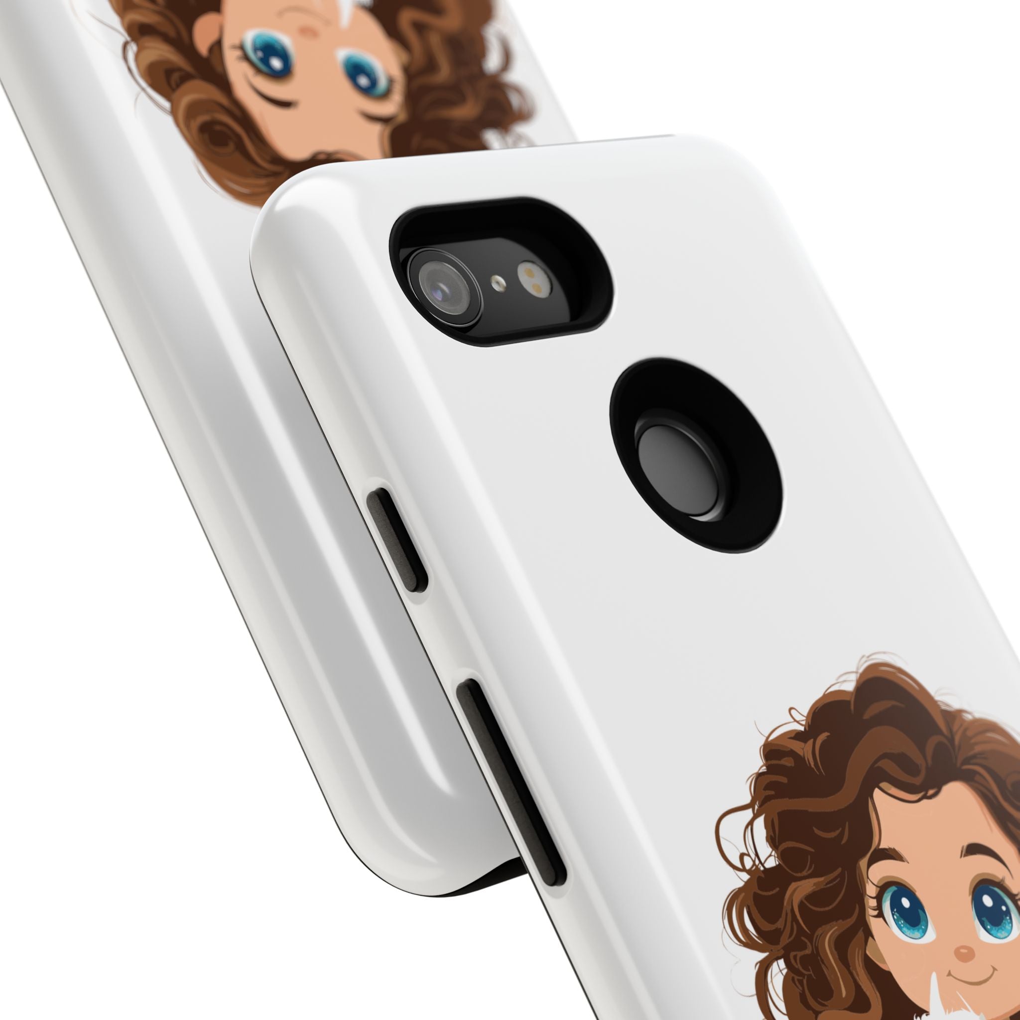 Cute Cat Lover Phone Case, Tough Phone Cover, Pet Lover Gift, Personalized Gift, Kids Phone Case, Animal Lover Accessories