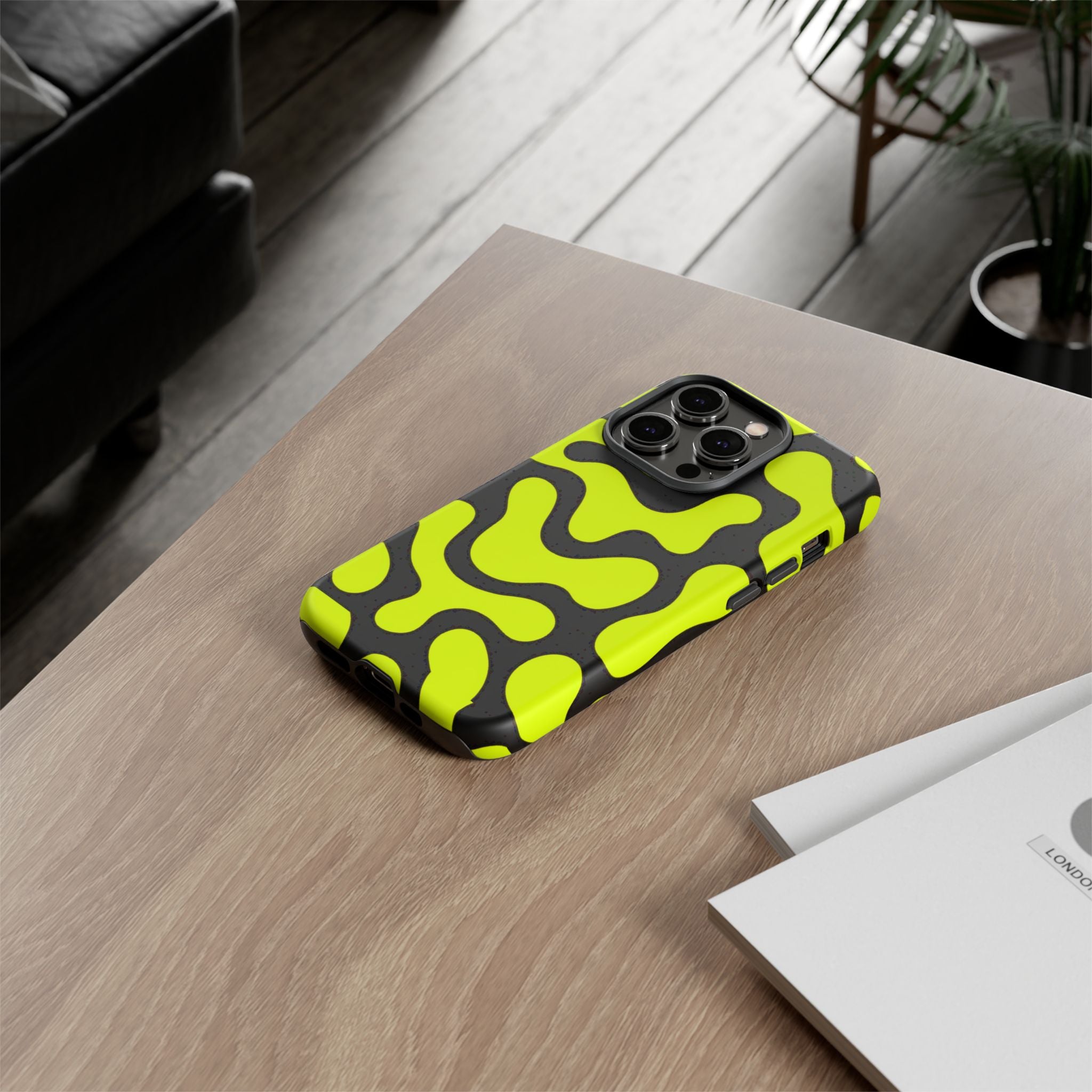 Bold Pattern Phone Case, Stylish Protective Cover, Unique Gift for Tech Lovers, Trendy Mobile Accessory, Rejuvenate Your Style