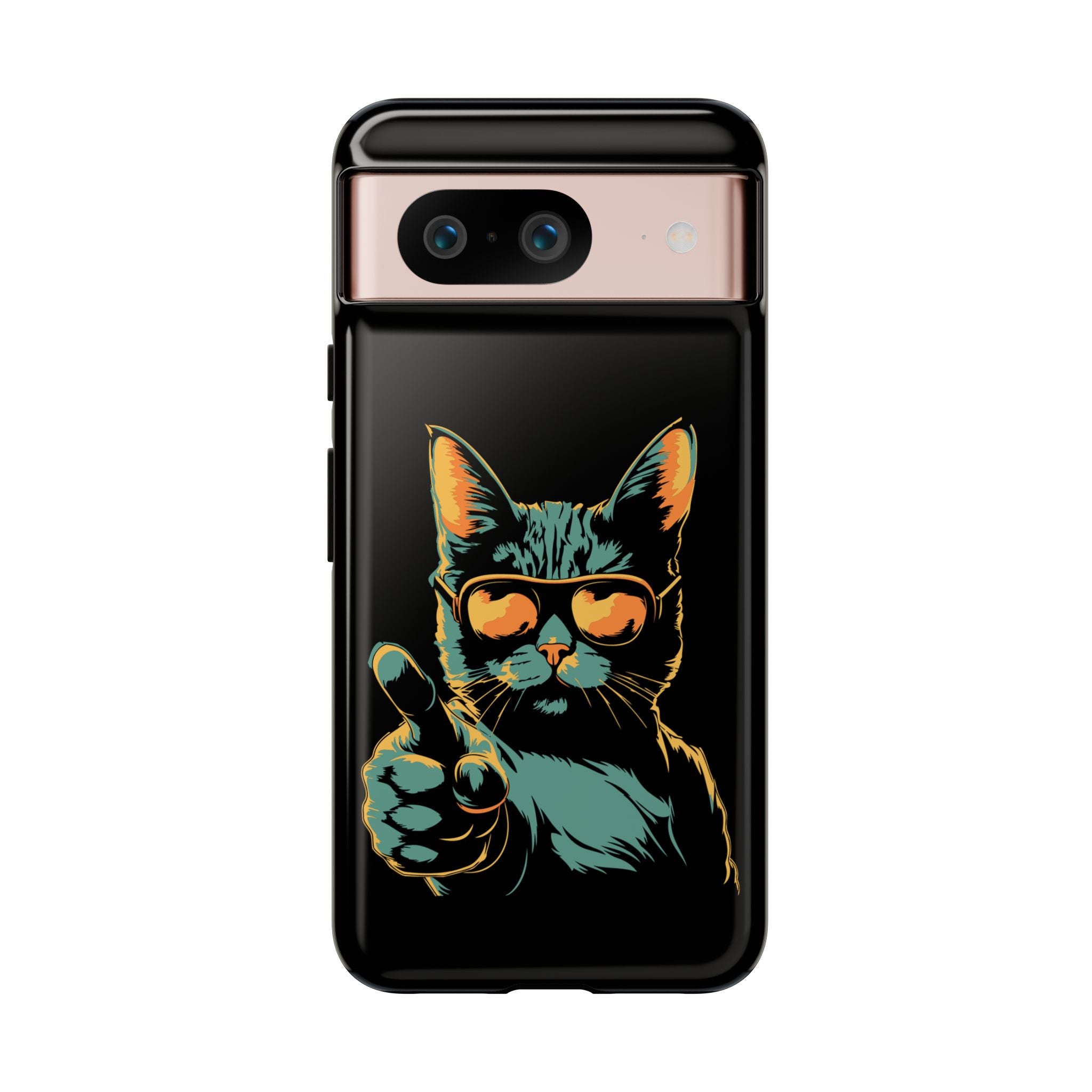 Cool Cat Phone Case, Stylish Phone Cover, Pet Lover Gift, Cute Cat Design, Fun Cat Accessories