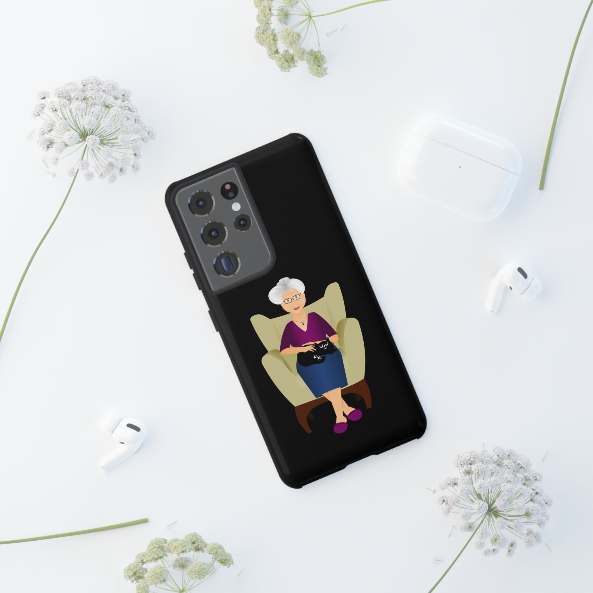 Grandma Phone Case, Tough Phone Cover for Grandparents, Durable Case for Seniors, Unique Gift for Grandmother, Personalized Tech Accessory