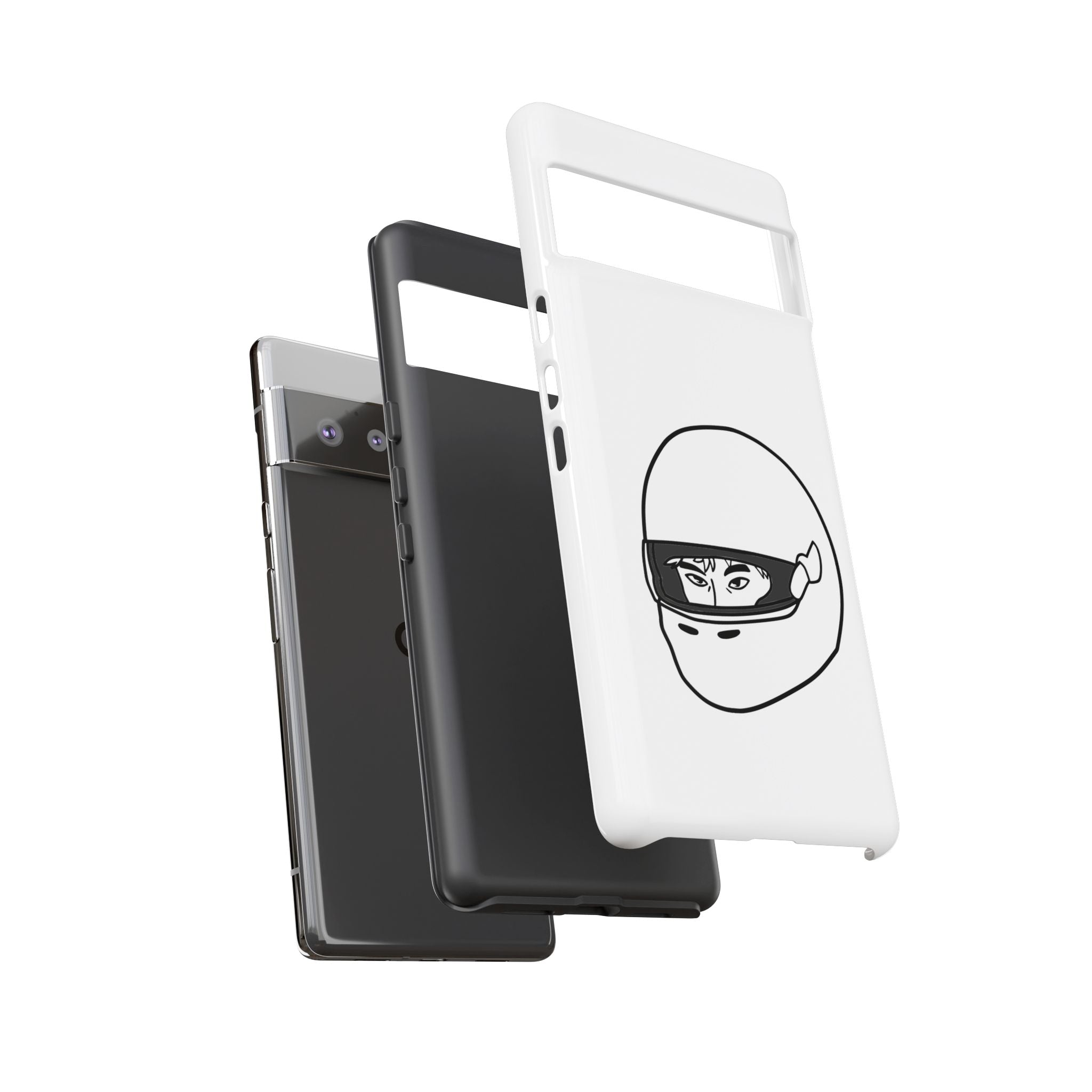 Stylish Phone Case with Racing Helmet Design | Tough Cases | Unique Gift, Motorcycle Enthusiast, Race Lover, Custom Accessory, Everyday Use