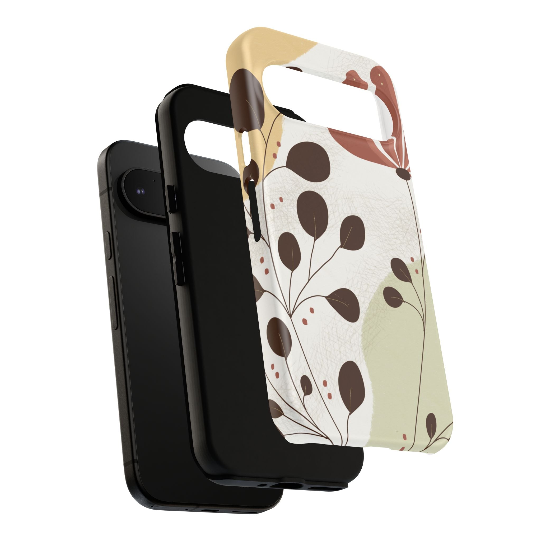 Floral Phone Case - Stylish Tough Cases for Women, Trendy Phone Cover, Gift for Her, Birthday Present, Everyday Use