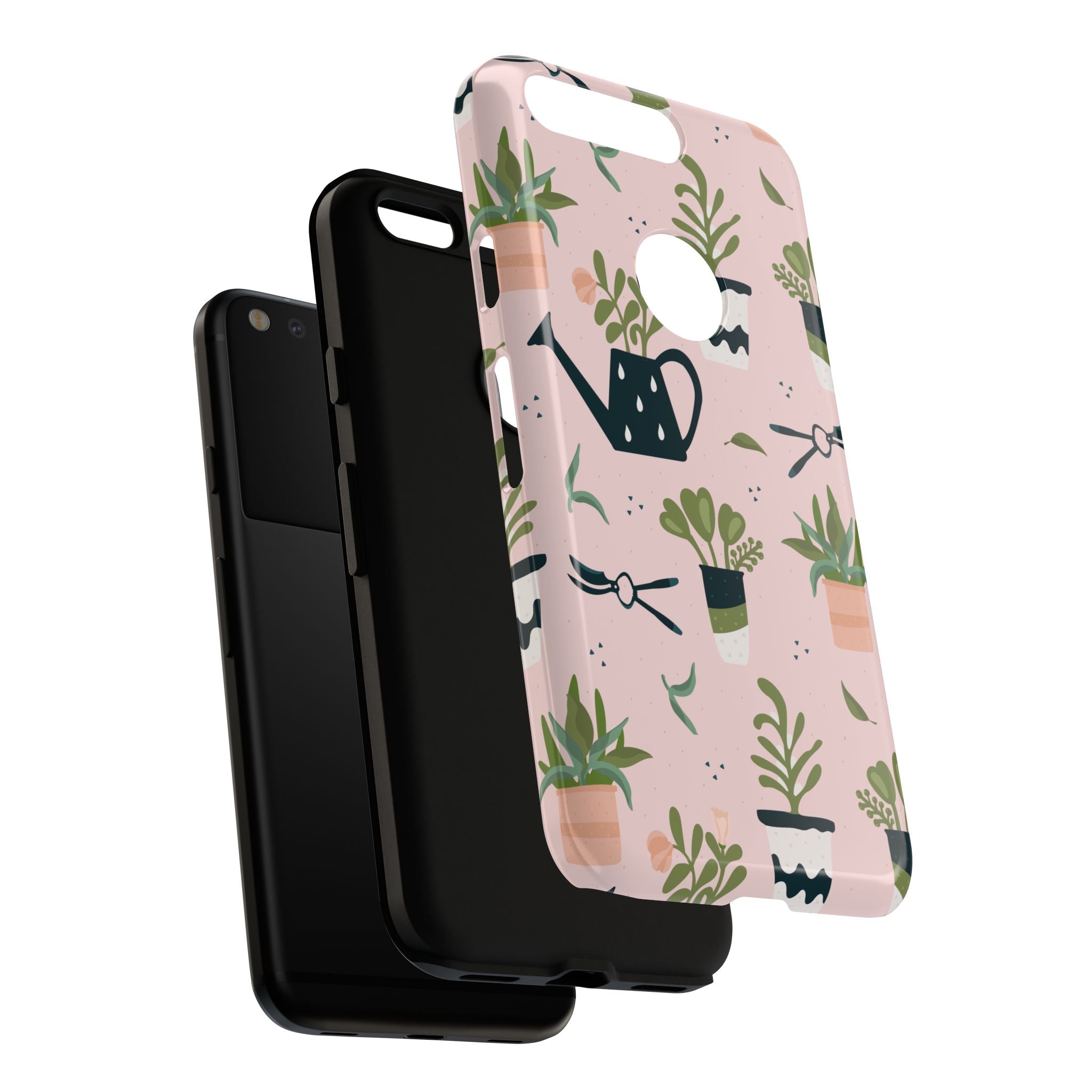 Floral Phone Case, Cute Plant Lover Case, Gift for Gardeners, Phone Cover, Green Thumb Accessories, Mother's Day Gift