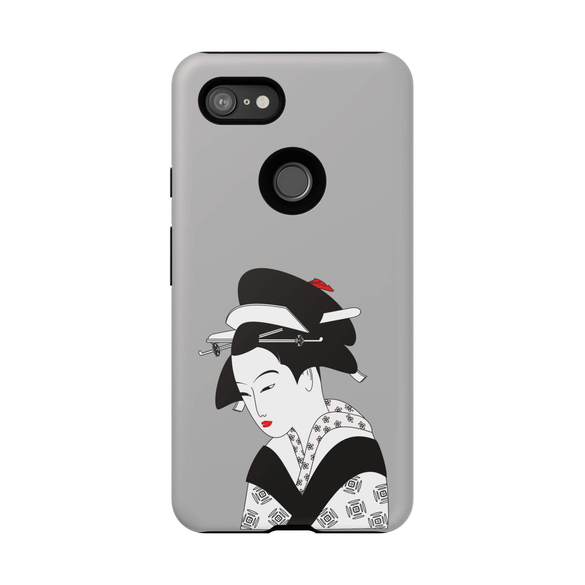 Stylish Phone Case with Japanese Geisha Design, Tough Phone Case, Cute Phone Cover, Japanese Art, Ethnic Style