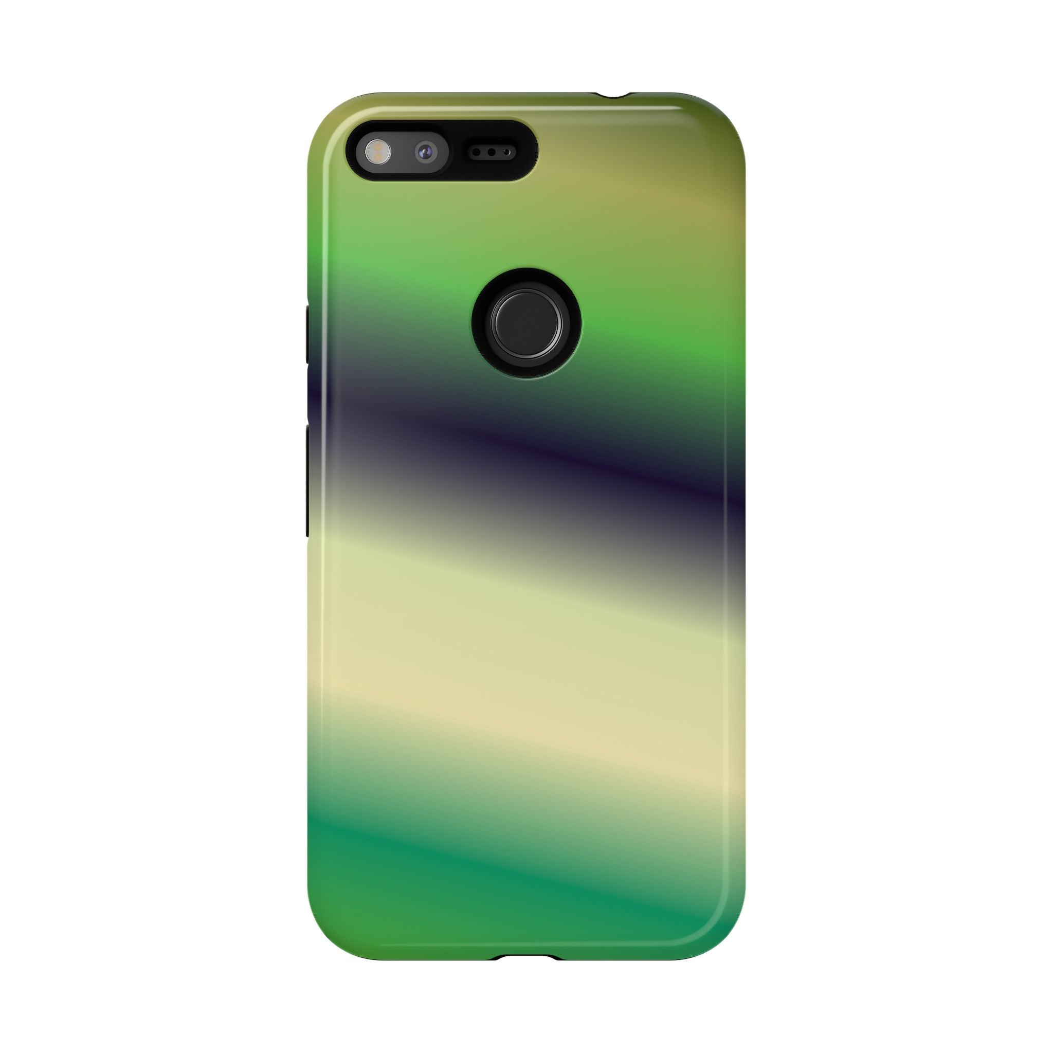Gradient Phone Case - Tough Cases, Unique Cell Phone Cover, Stylish Tech Accessories, Green and Black Gradient, Perfect Gift