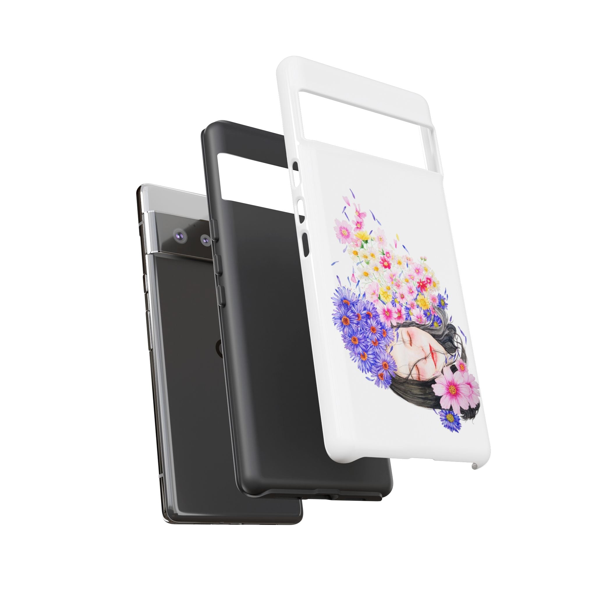 Floral Phone Case | Tough Cases | Cute Floral Design, Gift for Her, Spring Accessory, Mother's Day Gift, Stylish Protection