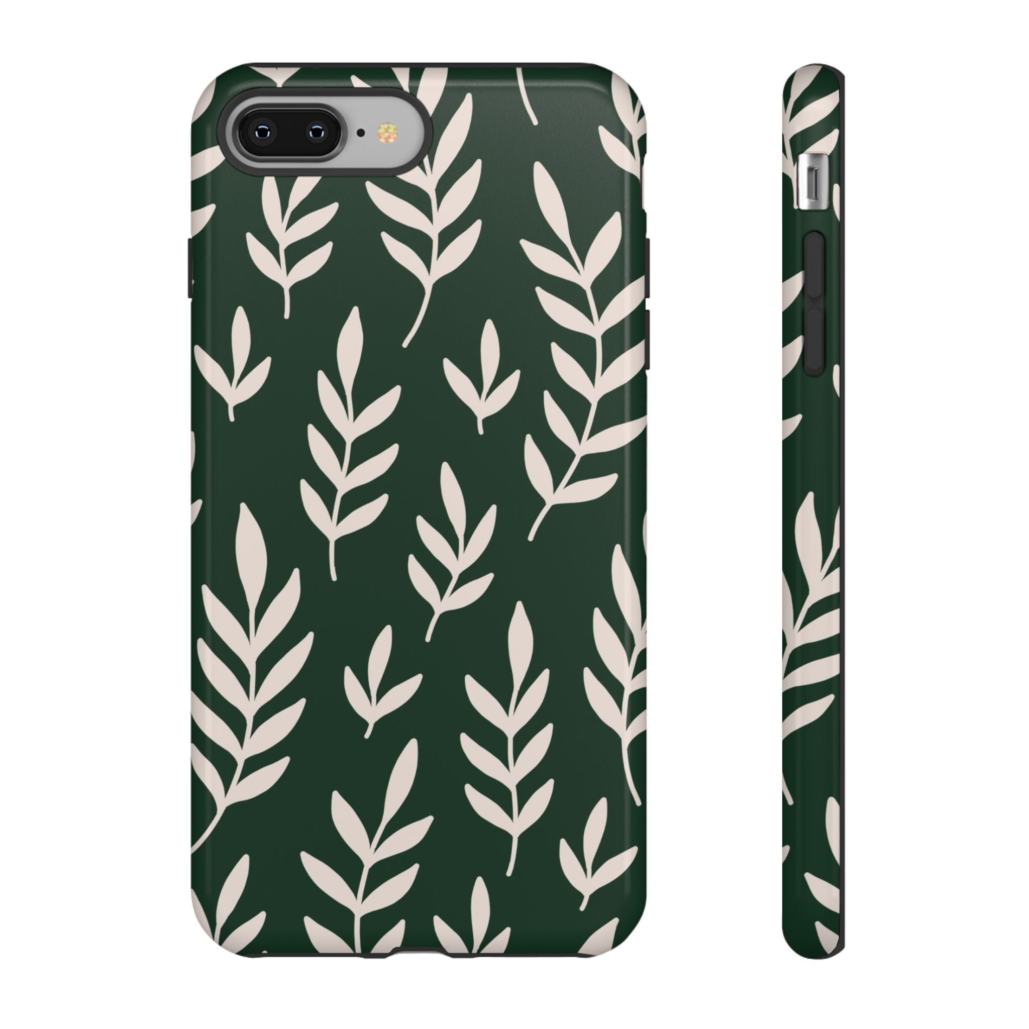 Leafy Phone Case, Tough Cases for Nature Lovers, Green Leaf Design, Eco-Friendly, Stylish Mobile Cover, Gift for Her