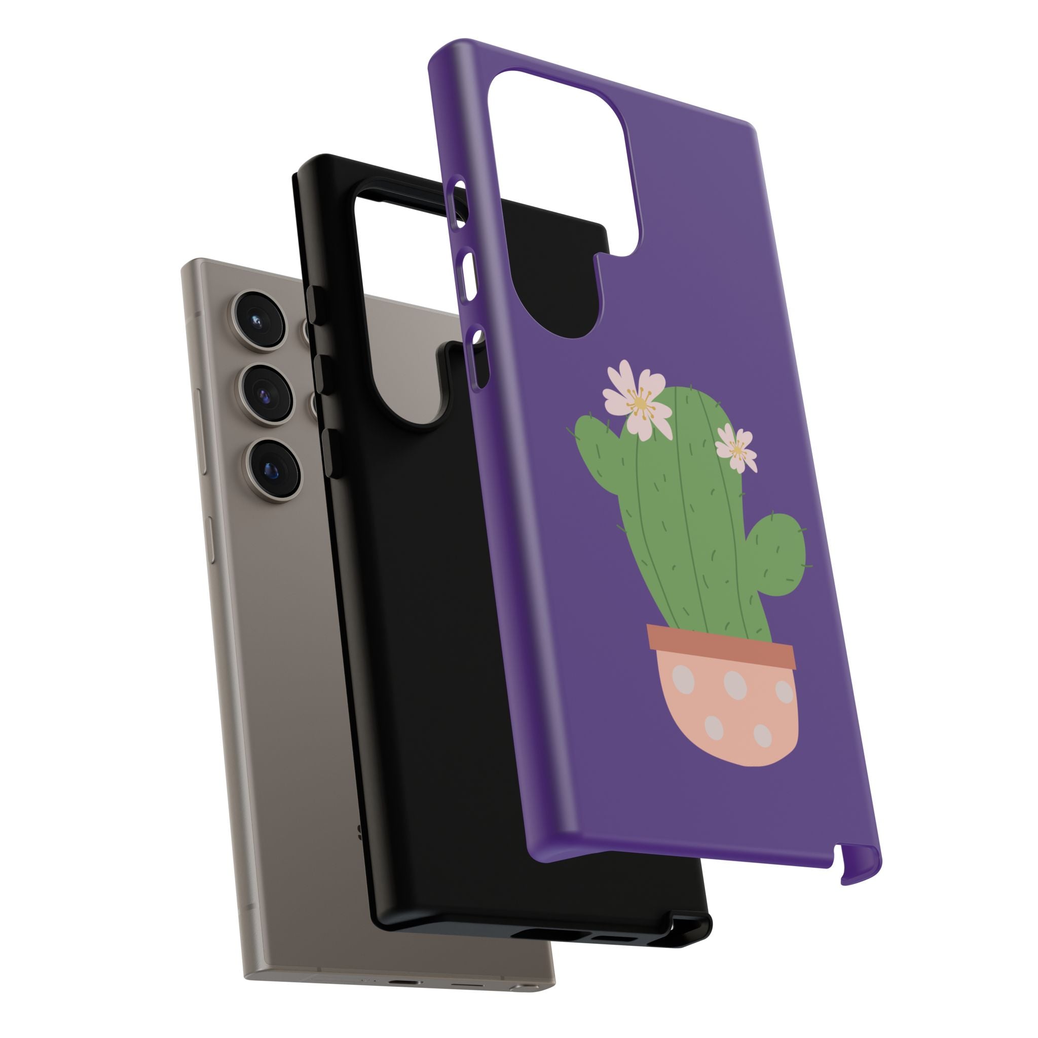 Cactus Phone Case, Tough Cases, Cute Floral, Trending Design, Unique Gift, Phone Accessories, Summer Vibe, Nature Lover