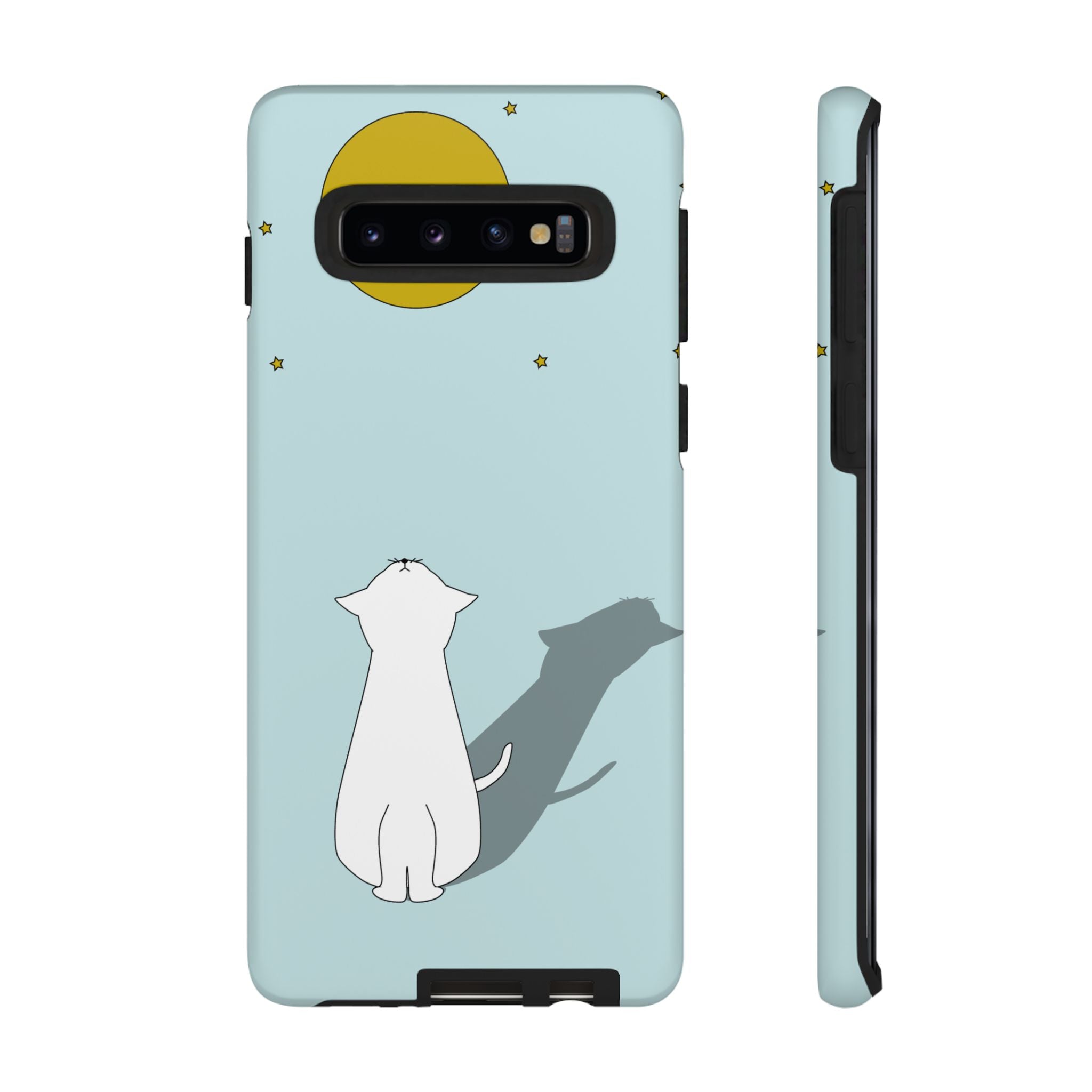 Cute Cat Phone Case, Tough Phone Cover, Pet Lover Gift, Unique Case, Animal Decor, Birthday Gift