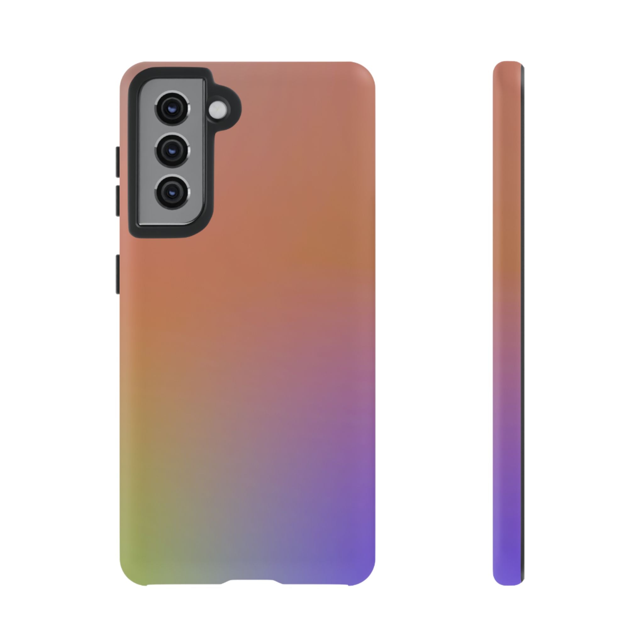 Colorful Gradient Phone Case, Tough Cases for iPhone, Customizable Phone Cover, Trendy Tech Accessory, Gift for Tech Lovers