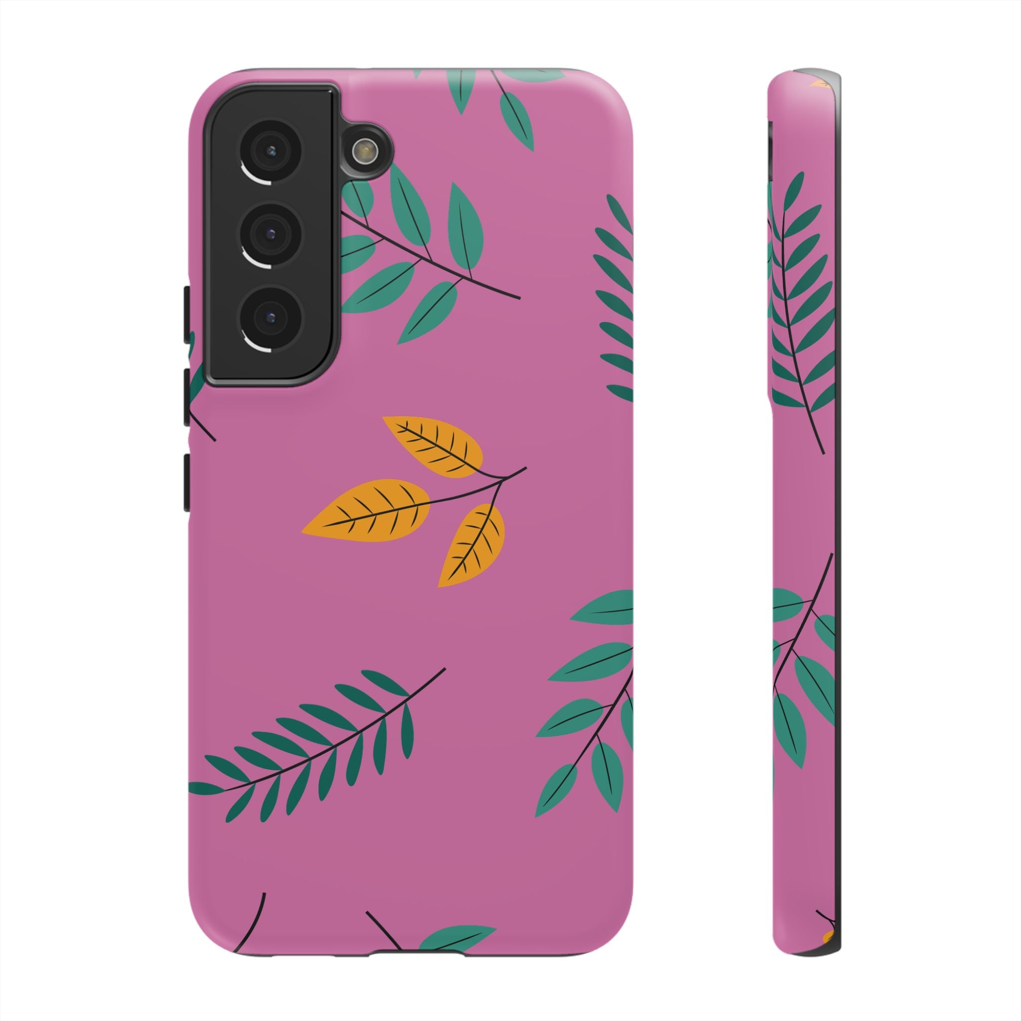 Feminine Floral Phone Case, Tough Cases for iPhone, Nature-Themed Tech Accessory, Cute Gift for Her, Botanical Design, Spring Decor