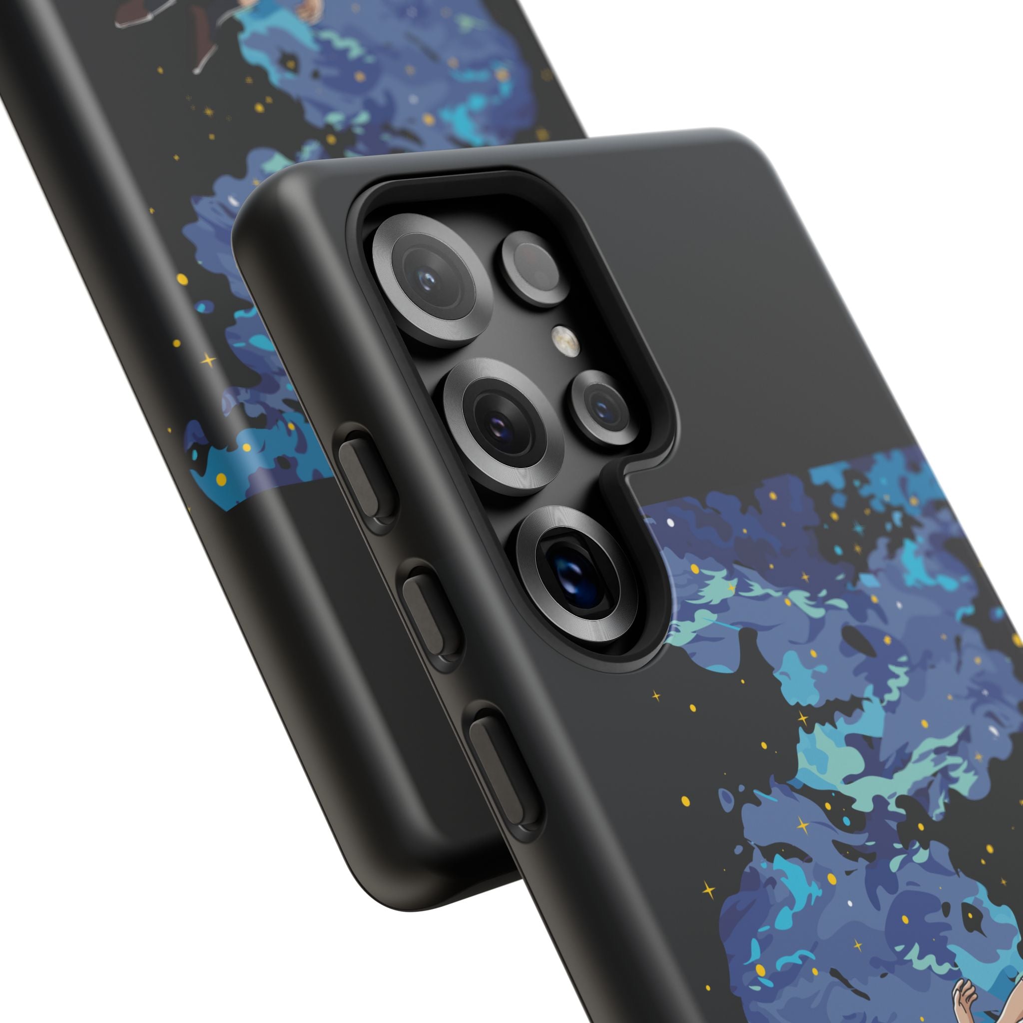 Tough Cases Phone Case - Artistic Galaxy Design, Cute Sleeve for Teens, Gift for Students, Unique Mobile Accessory, Trendy Tech Protection