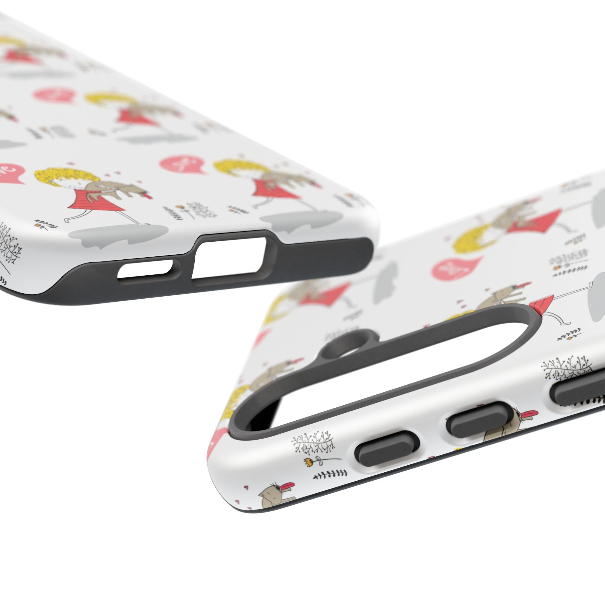 Love-Themed Phone Case | Cute Pet Lover Accessory, Perfect Gift for Birthdays, Anniversaries, Animal Lovers, Valentine's Day