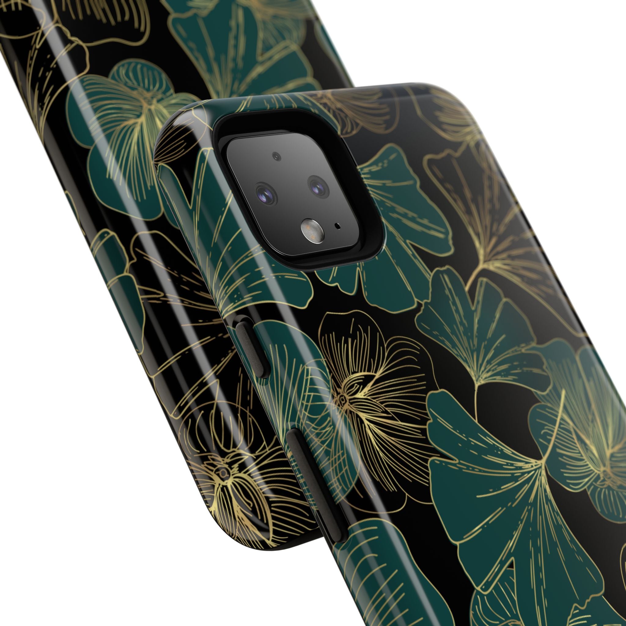 Floral Phone Case - Tough Cases, Protective Cover, Stylish Accessory, Gift for Her, Nature-Inspired Design