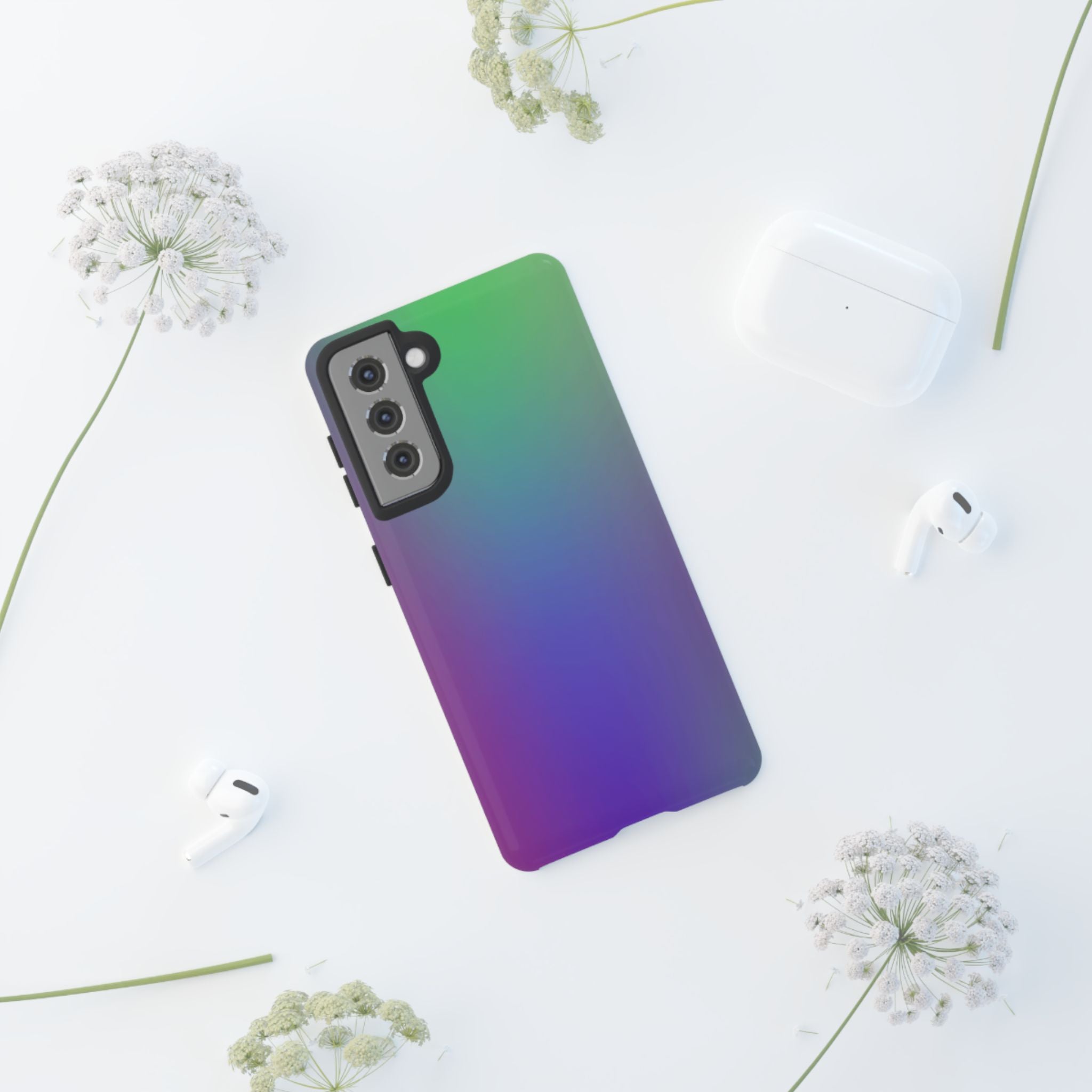 Gradient Phone Case, Durable Phone Protector, Trendy Cell Phone Accessory, Gift for Tech Lovers, Stylish Mobile Case