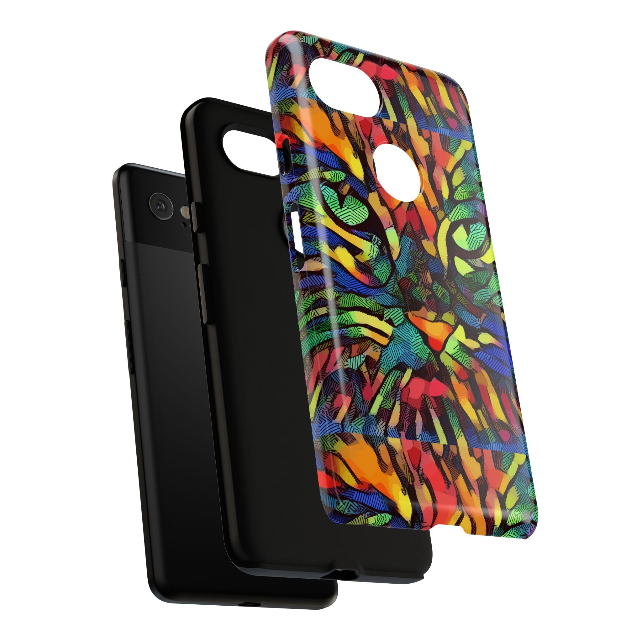 Colorful Phone Cases for Vibrant Style - Tough Cases, Unique Gifts, Animal Print, Artistic Design, Phone Accessories, Eco-Friendly