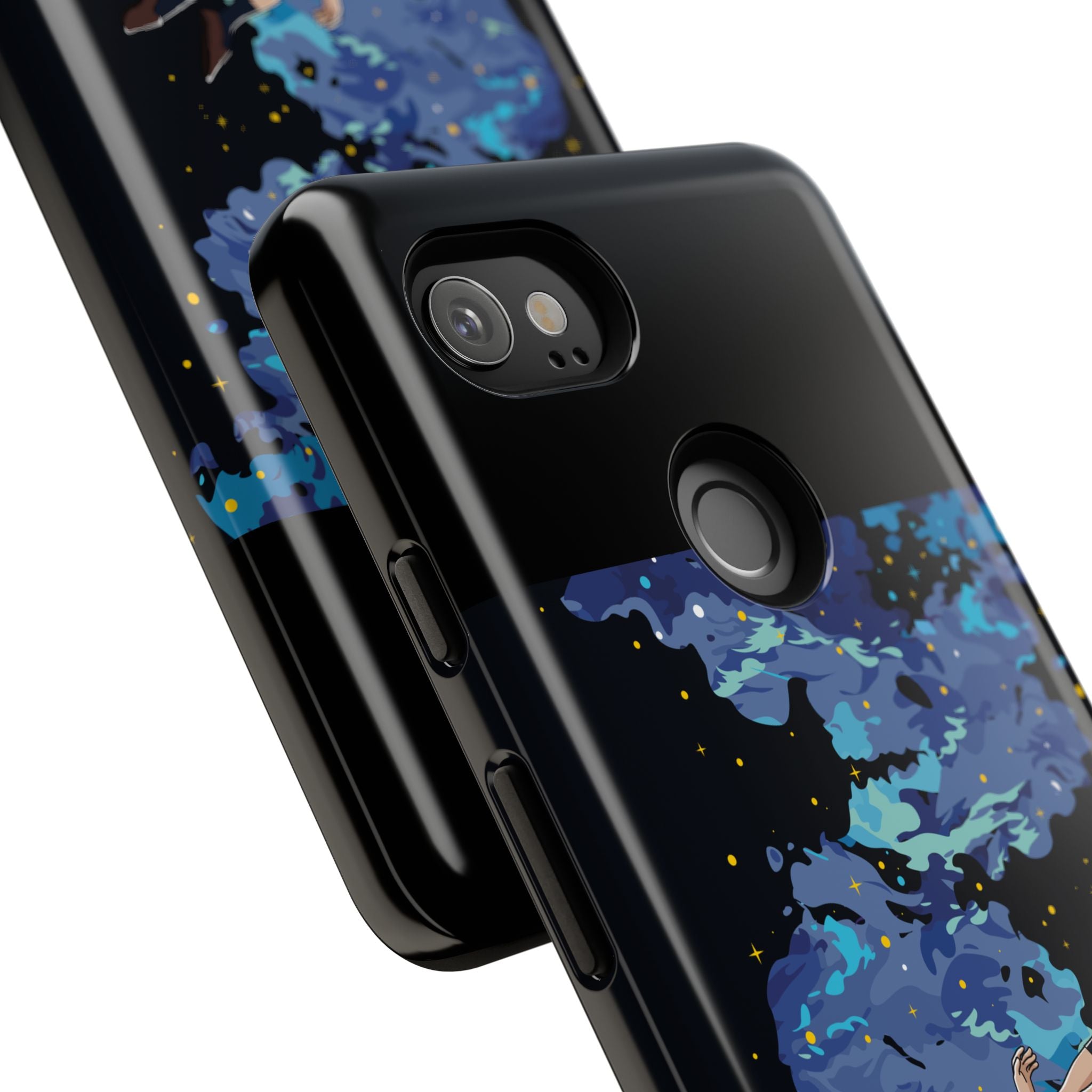 Tough Cases Phone Case - Artistic Galaxy Design, Cute Sleeve for Teens, Gift for Students, Unique Mobile Accessory, Trendy Tech Protection