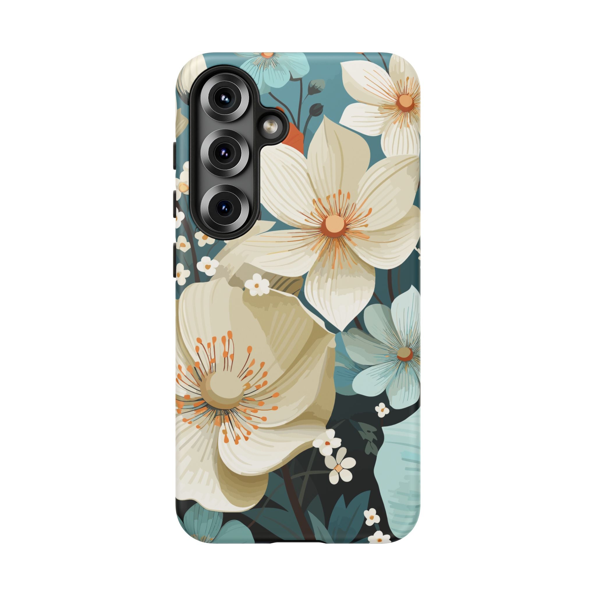 Floral Phone Case, Stylish Tough Cases with Botanical Design, Flower Print Phone Cover, Gifts for Nature Lovers, Eco-Friendly Mobile Cover