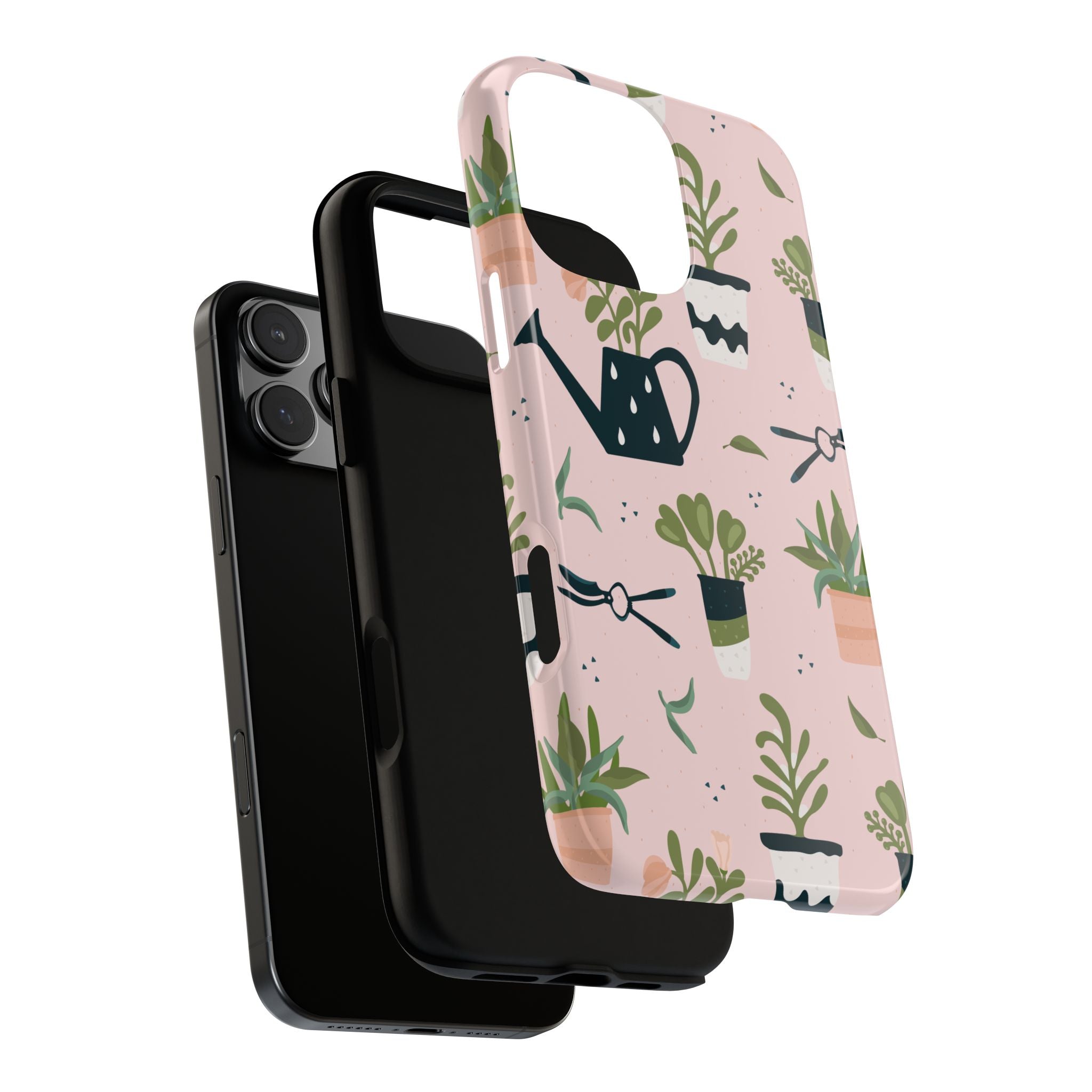 Floral Phone Case, Cute Plant Lover Case, Gift for Gardeners, Phone Cover, Green Thumb Accessories, Mother's Day Gift