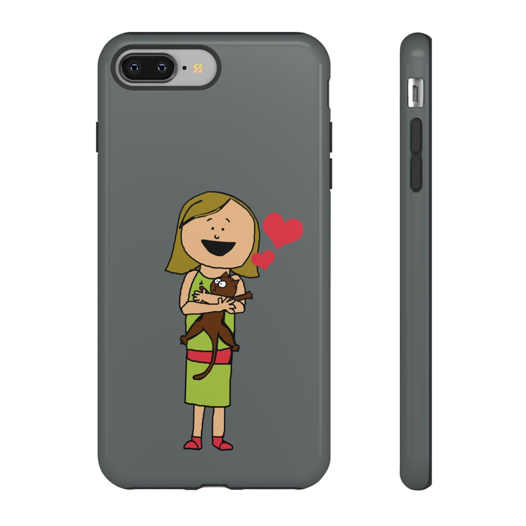 Pet Lover's Phone Case, Cute Animal Phone Cover, Gift for Dog Lovers, Cartoon Design, Fun Smartphone Accessory