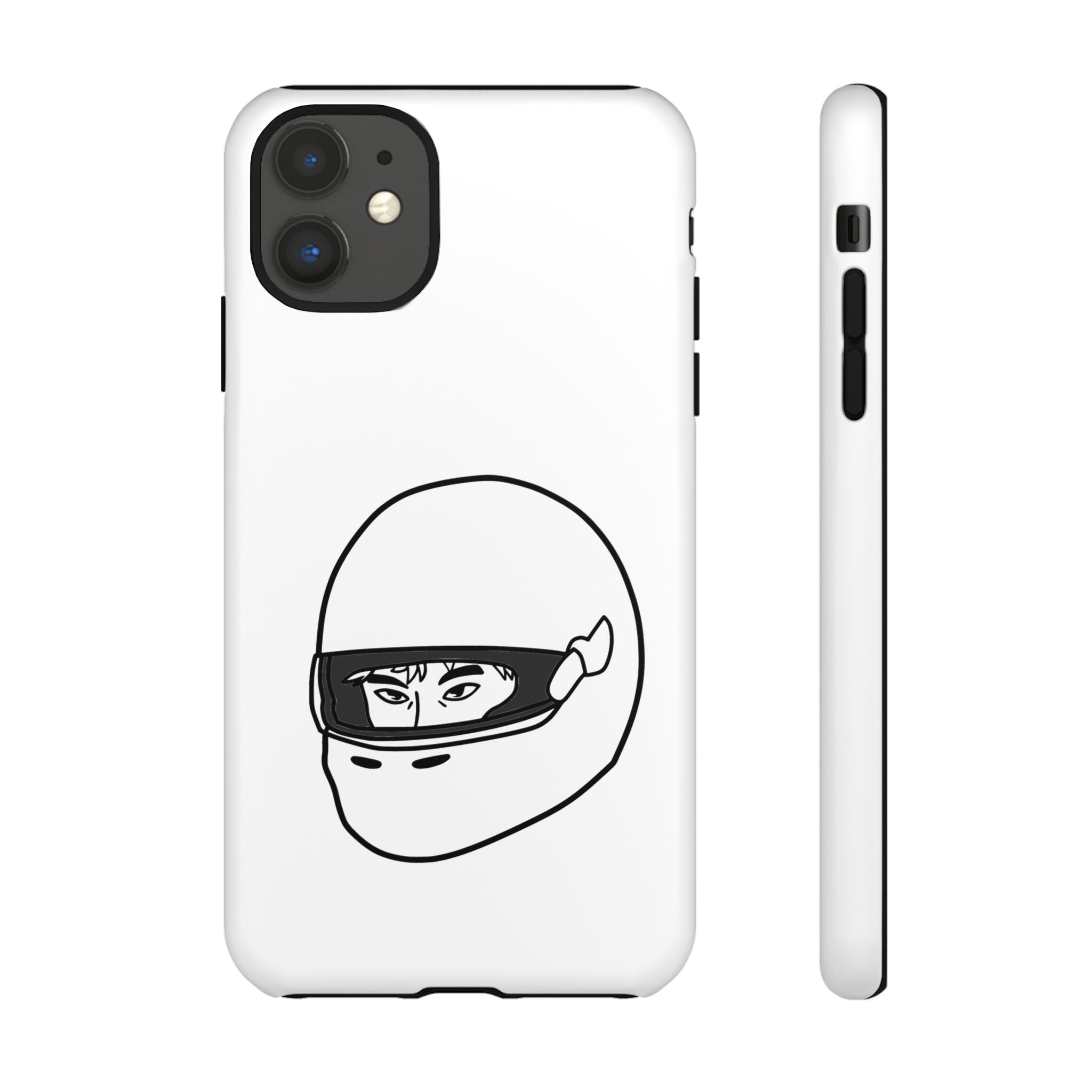 Stylish Phone Case with Racing Helmet Design | Tough Cases | Unique Gift, Motorcycle Enthusiast, Race Lover, Custom Accessory, Everyday Use