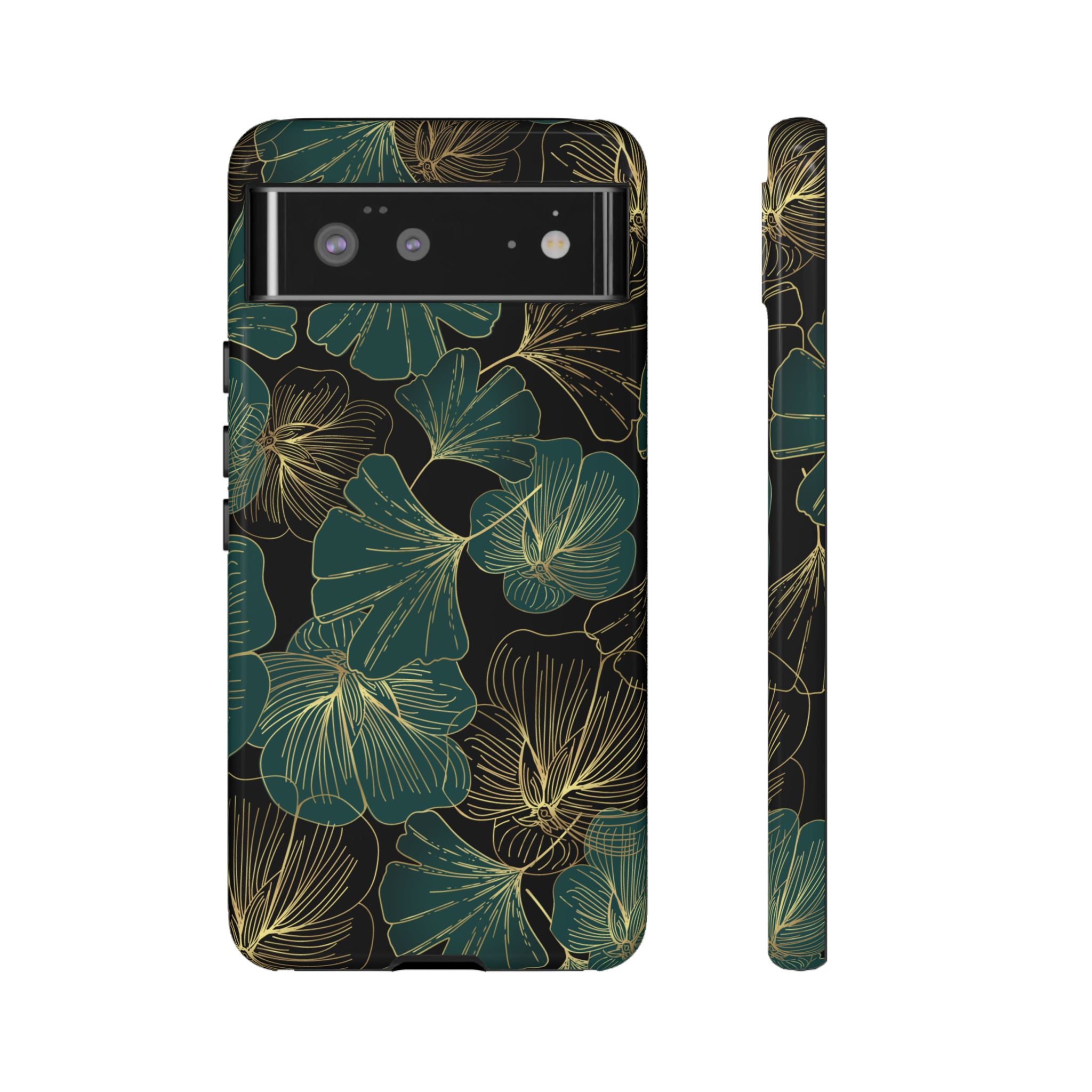 Floral Phone Case - Tough Cases, Protective Cover, Stylish Accessory, Gift for Her, Nature-Inspired Design