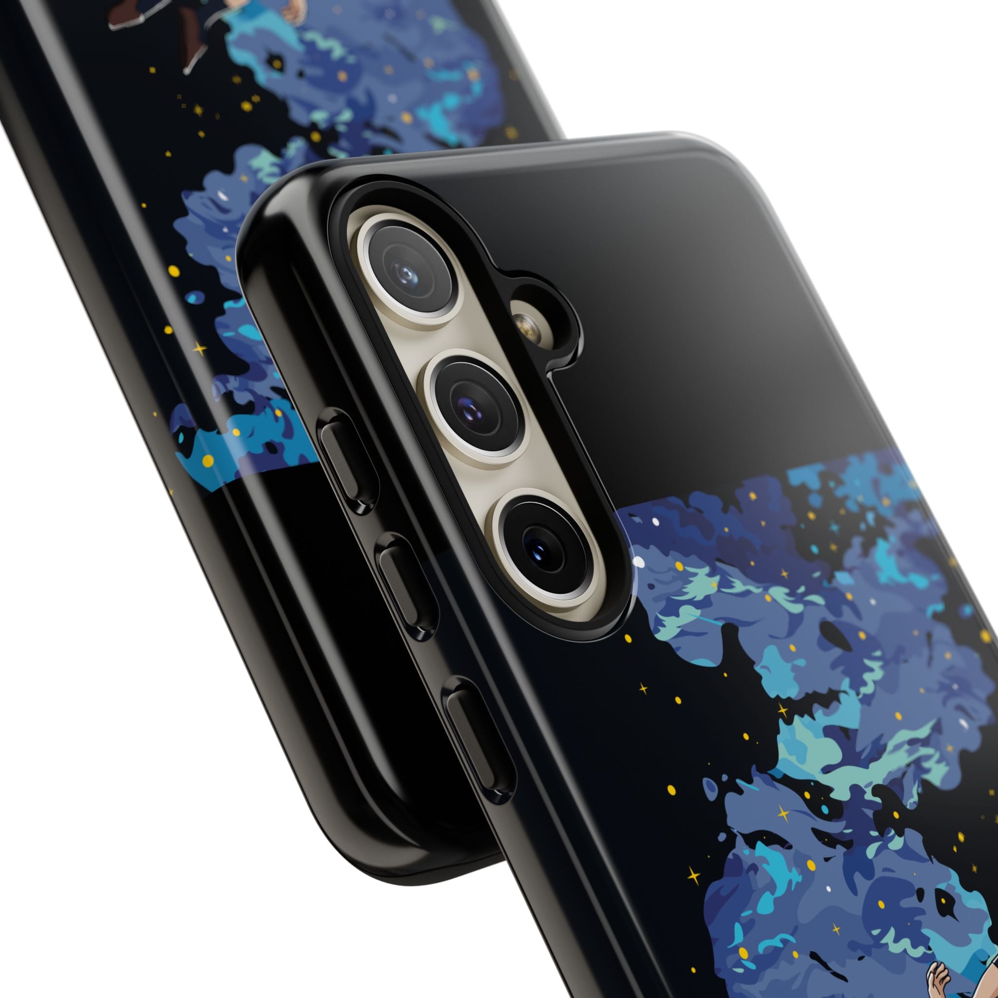 Tough Cases Phone Case - Artistic Galaxy Design, Cute Sleeve for Teens, Gift for Students, Unique Mobile Accessory, Trendy Tech Protection