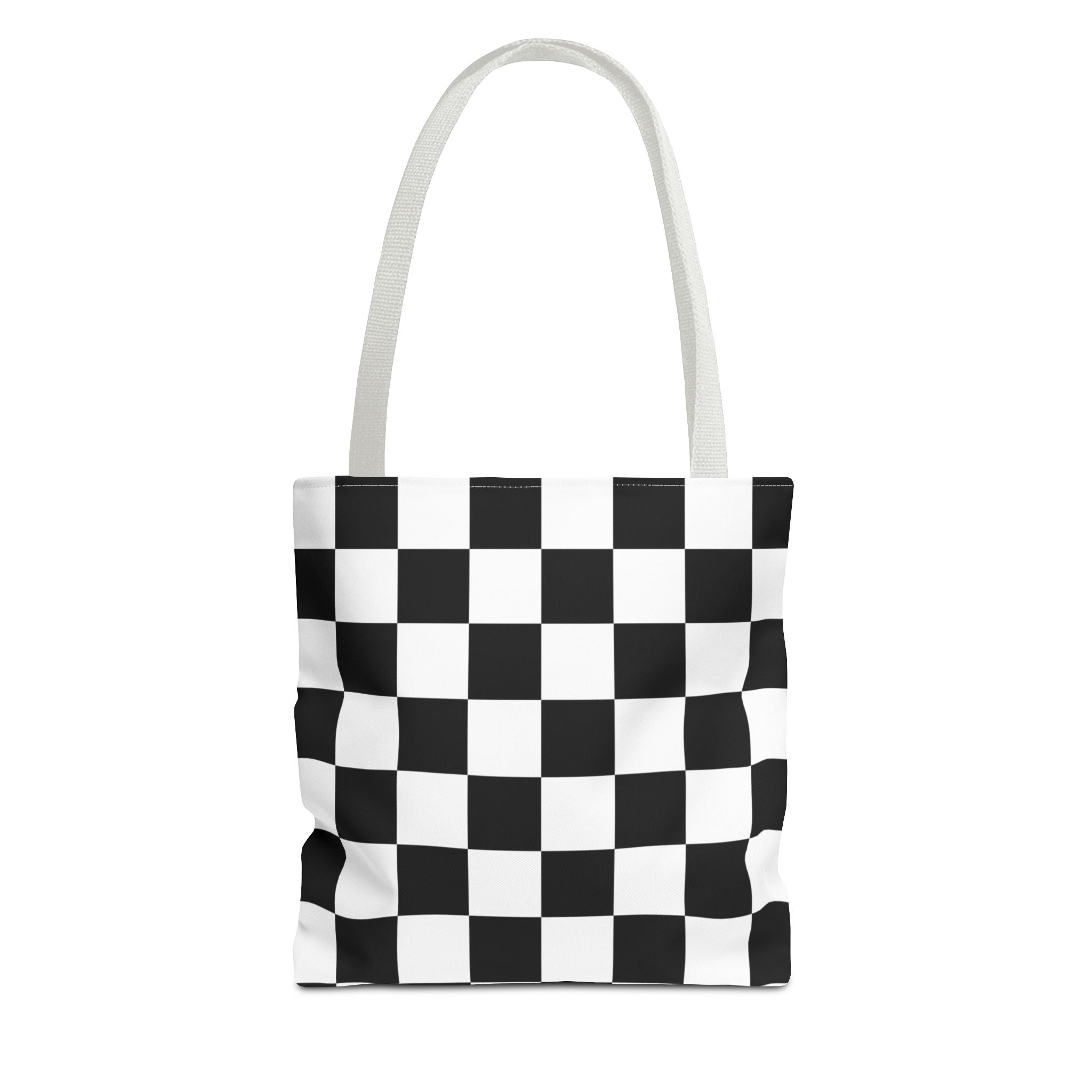 Tote Bag Finish Line - Checkered Victory – Tote Bag for Racing Fans