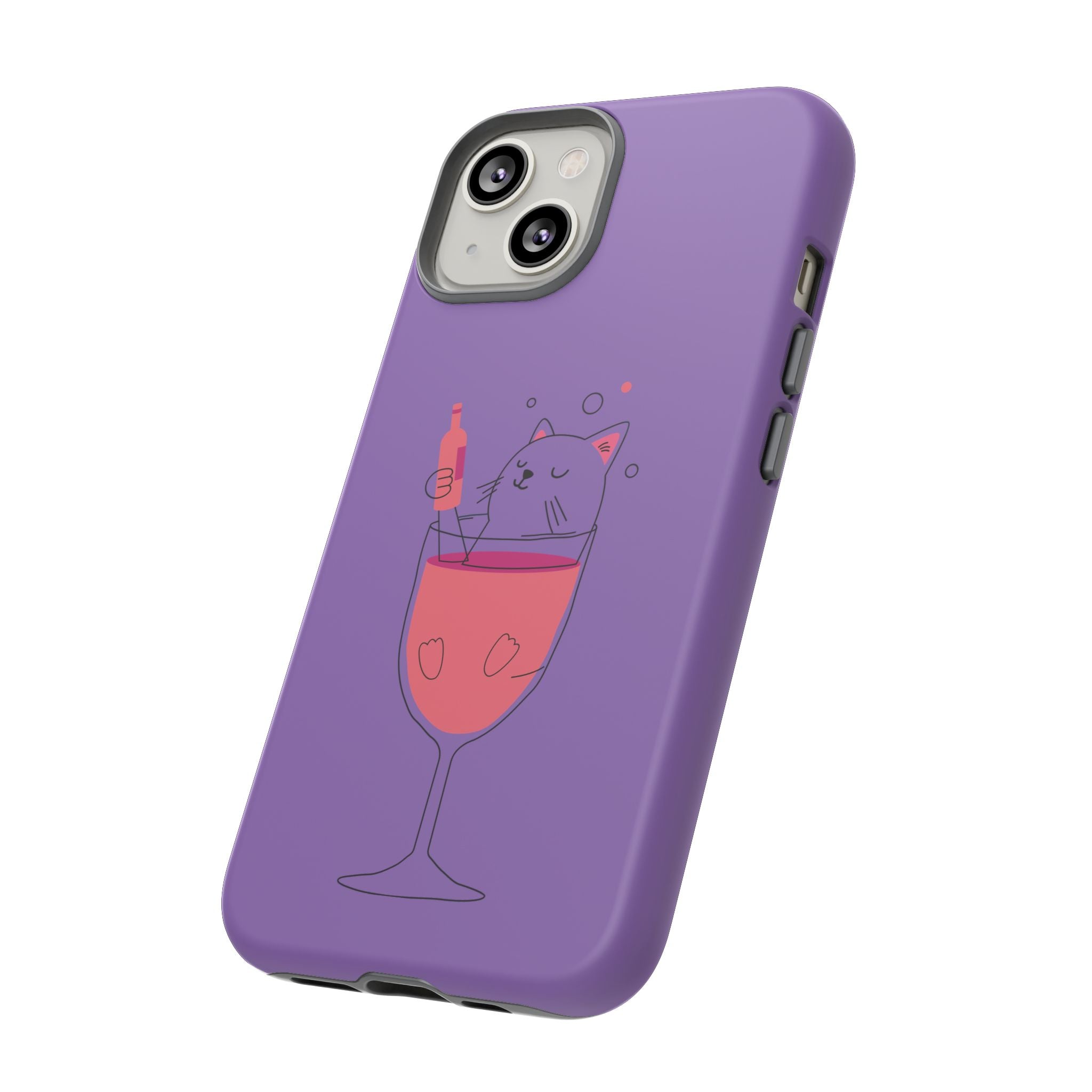 Cute Cat Phone Case, Fun Gift for Cat Lovers, Colorful Phone Cover, Pet Lover Accessory, Unique Cat Themed Case