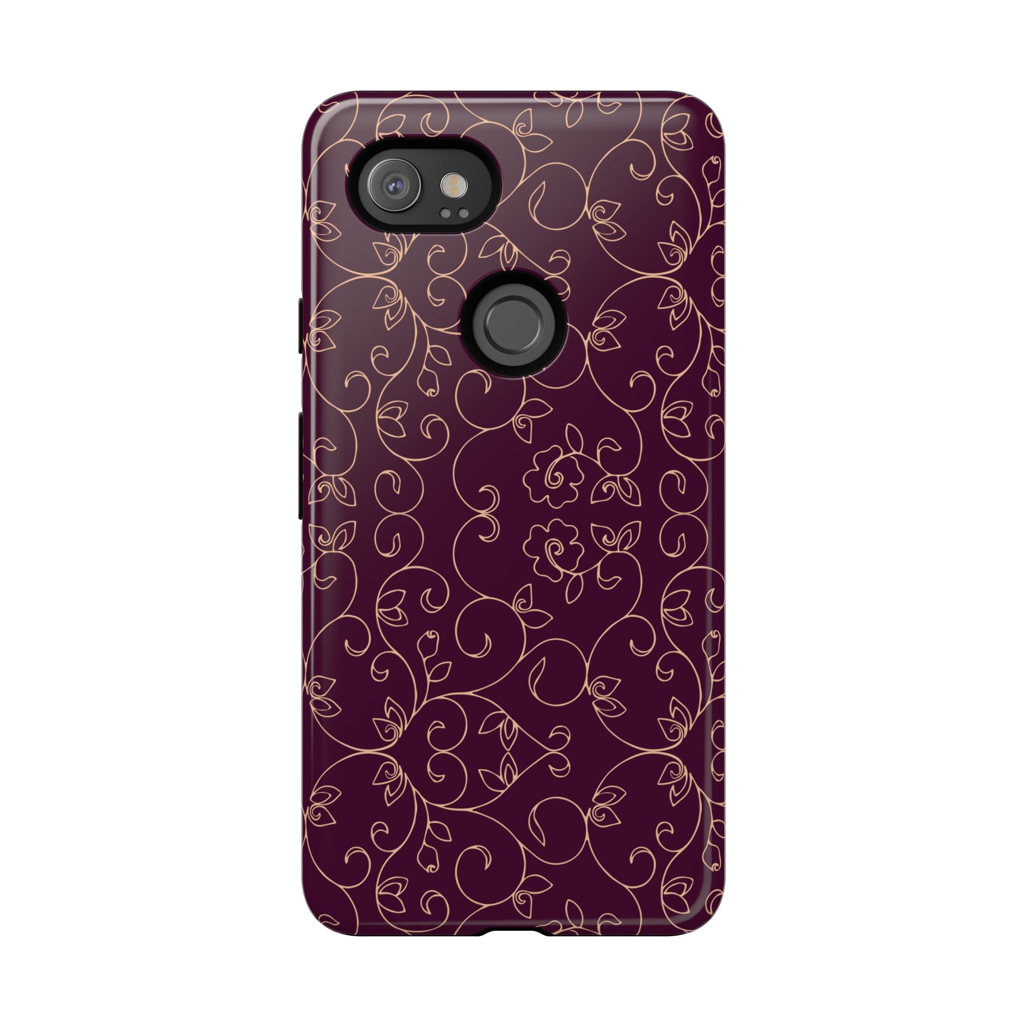 Elegant Floral Phone Case | Durable Mobile Cover, Gift for Her, Floral Design, Stylish Accessory, Phone Protection
