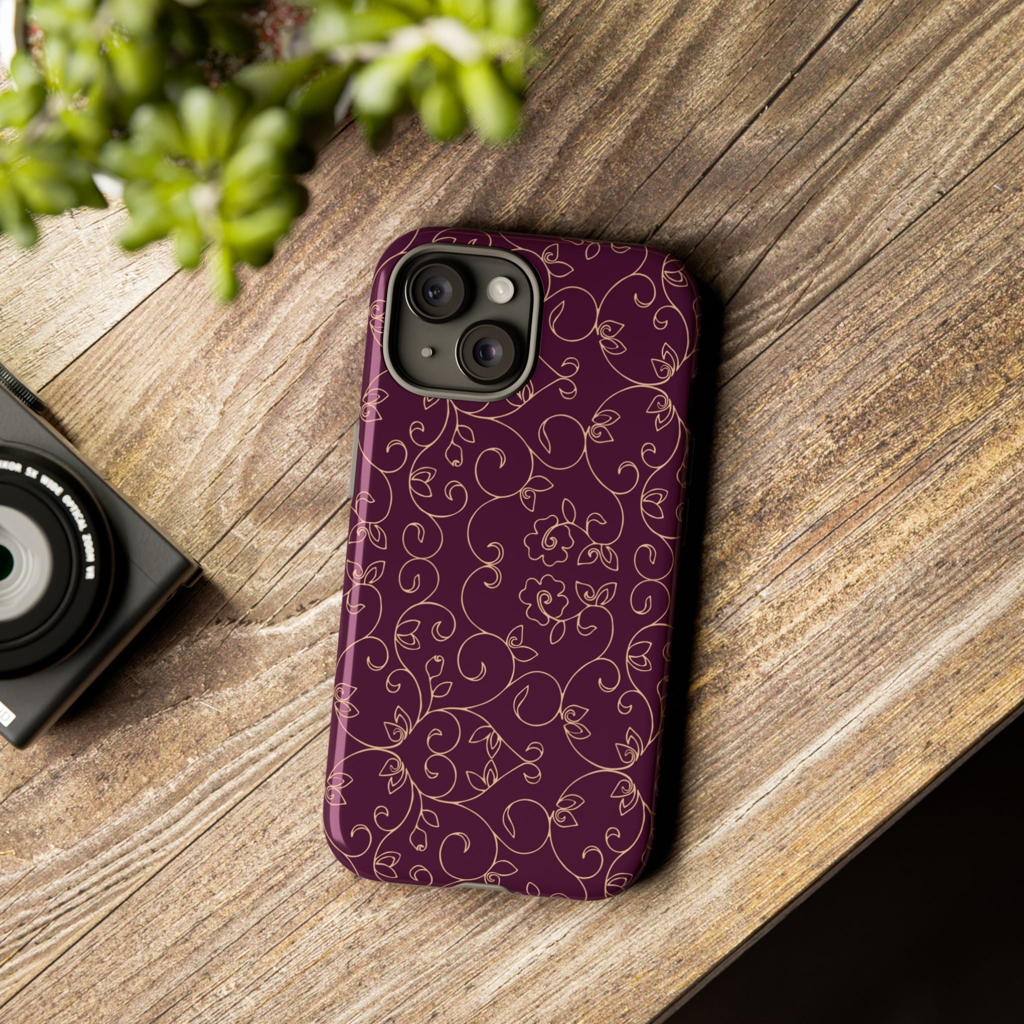 Elegant Floral Phone Case | Durable Mobile Cover, Gift for Her, Floral Design, Stylish Accessory, Phone Protection