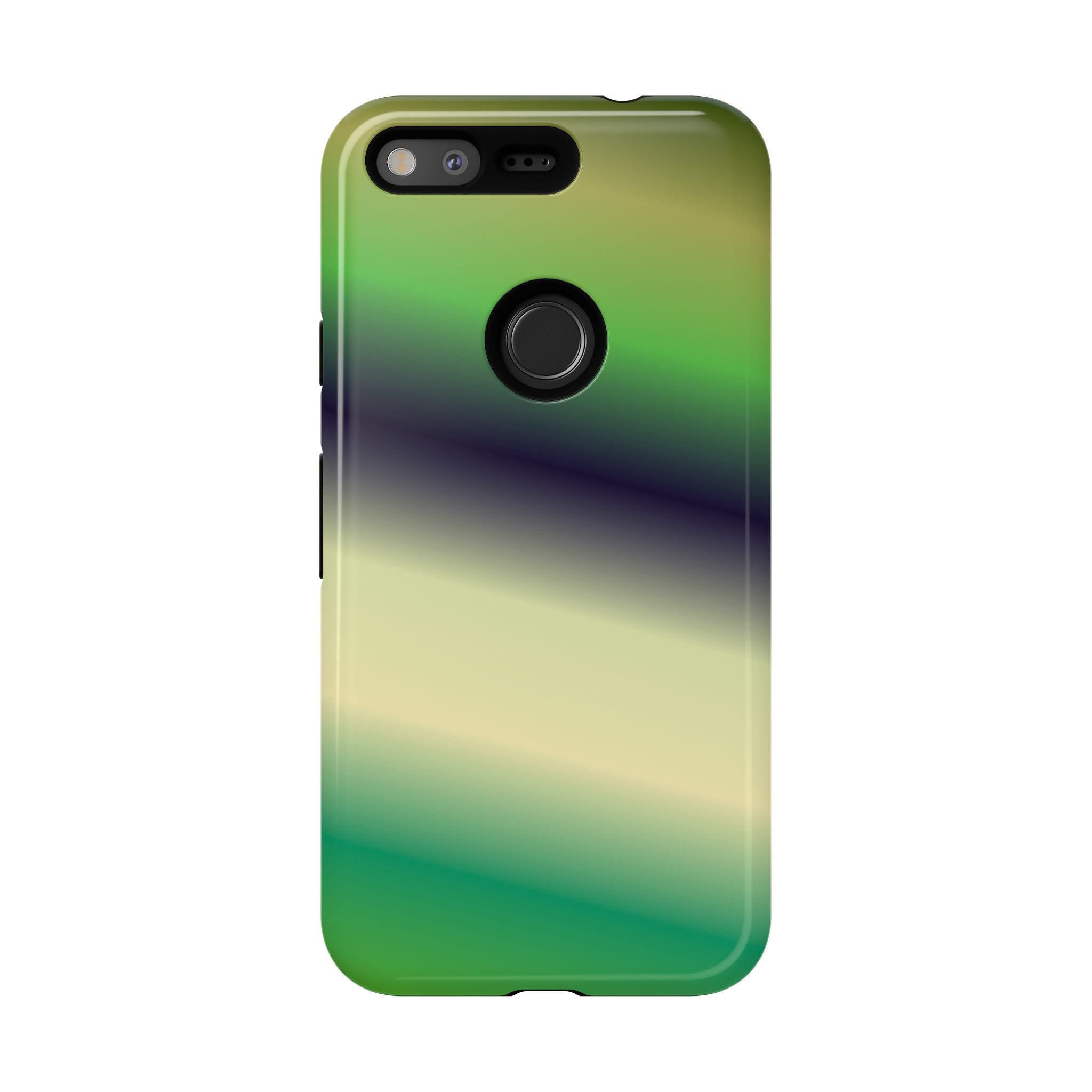 Gradient Phone Case - Tough Cases, Unique Cell Phone Cover, Stylish Tech Accessories, Green and Black Gradient, Perfect Gift