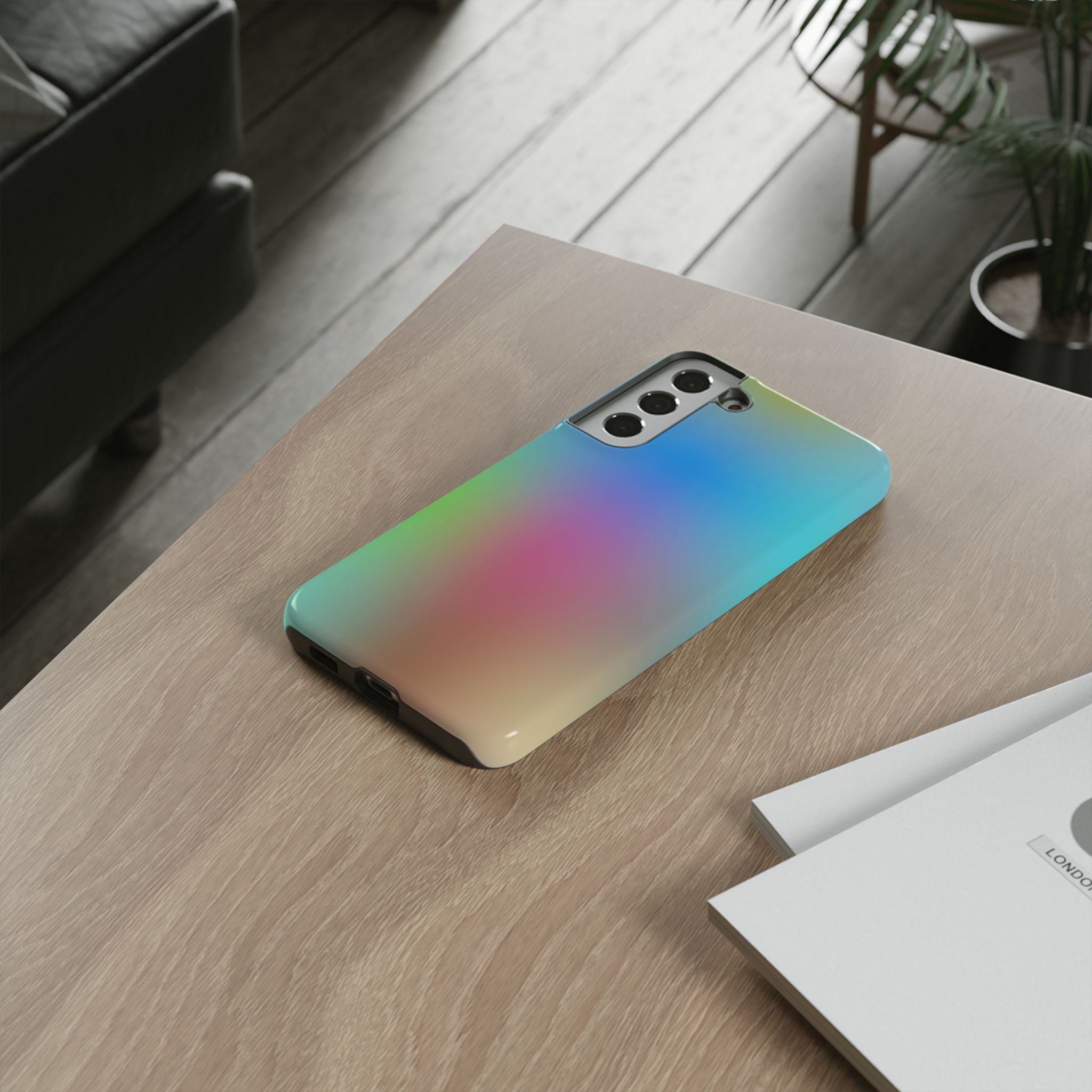 Colorful Mobile Phone Case, Unique Phone Cover, Stylish Phone Protector, Gift for Tech Lovers, Trendy Accessory
