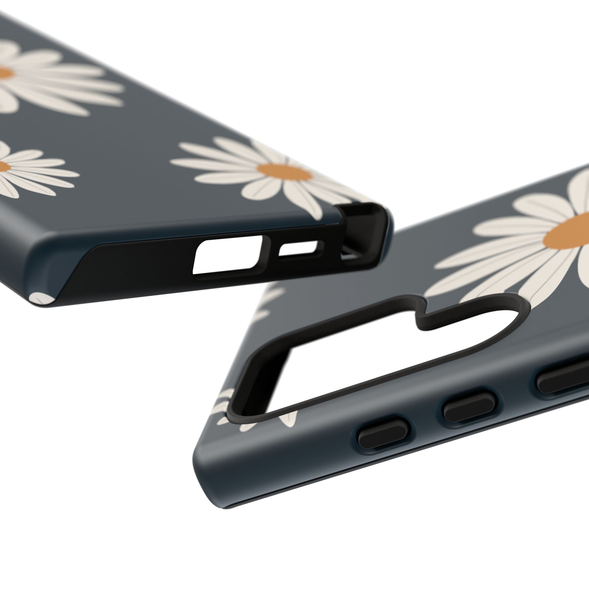Daisy Phone Case, Floral Phone Cover, Tough Phone Case, Gift for Flower Lovers, Smartphone Accessory, Spring Design