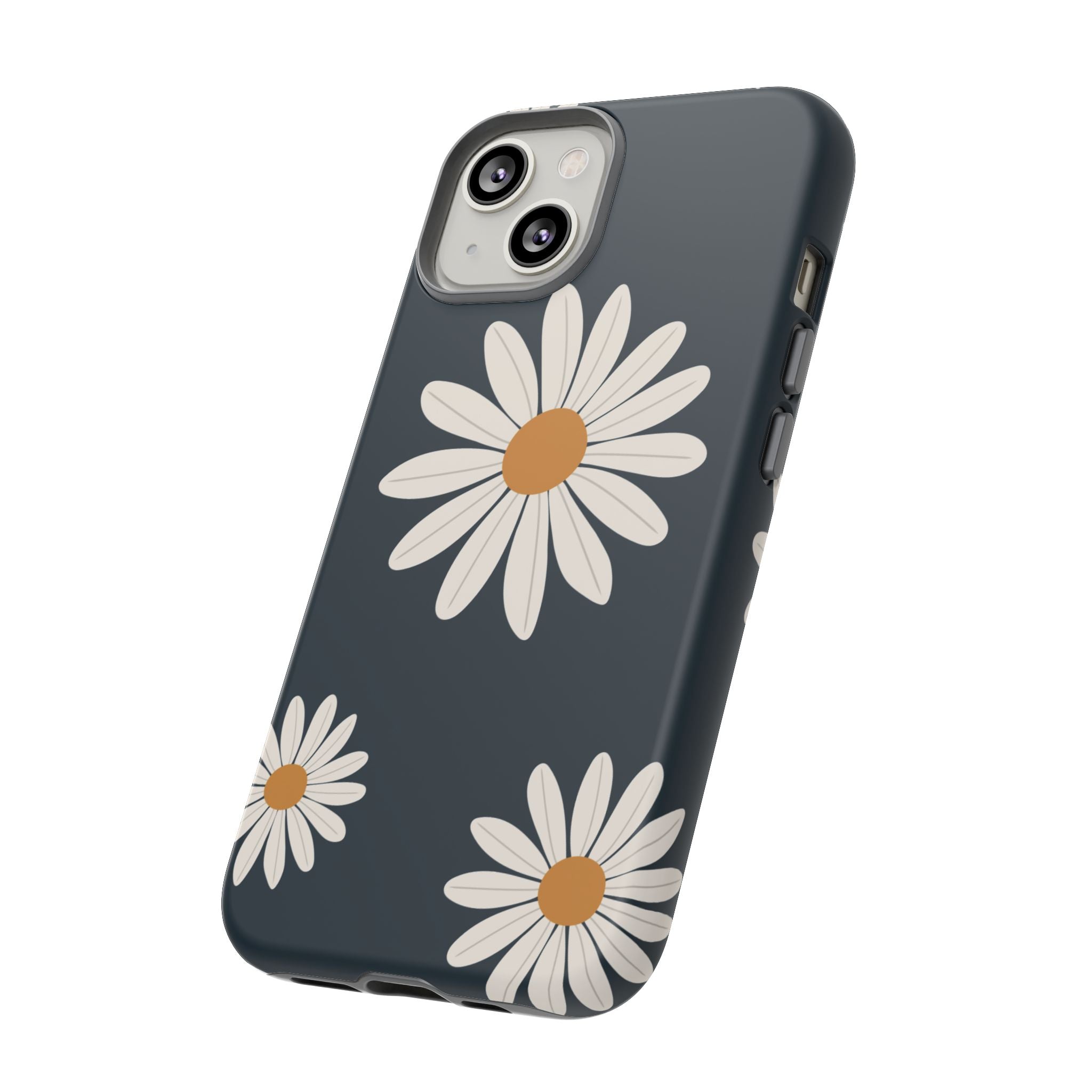 Daisy Phone Case, Floral Phone Cover, Tough Phone Case, Gift for Flower Lovers, Smartphone Accessory, Spring Design