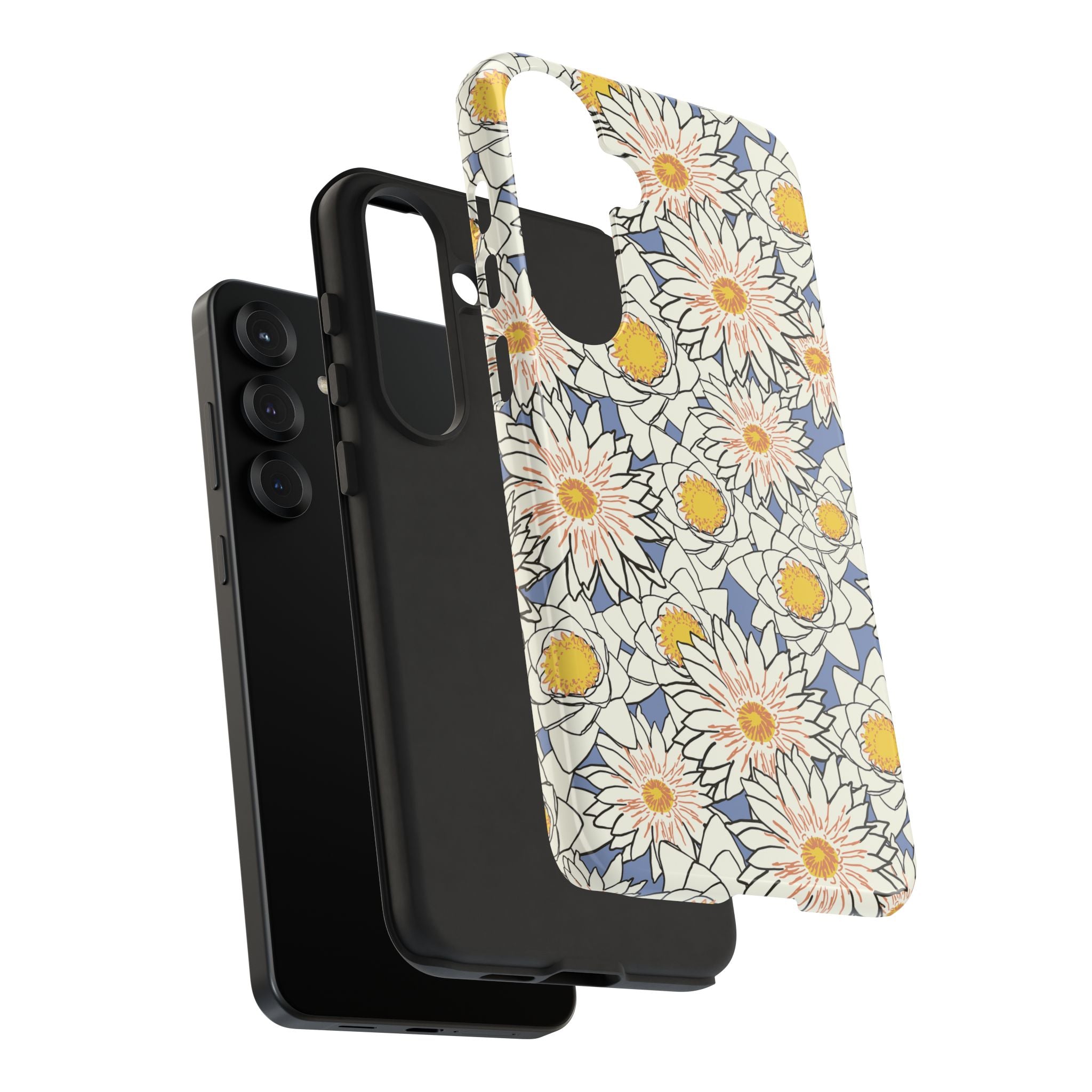 Stylish Phone Case, Floral Protective Cover, Gift for Nature Lovers, Trendy Tech Accessory, Customizable Phone Case