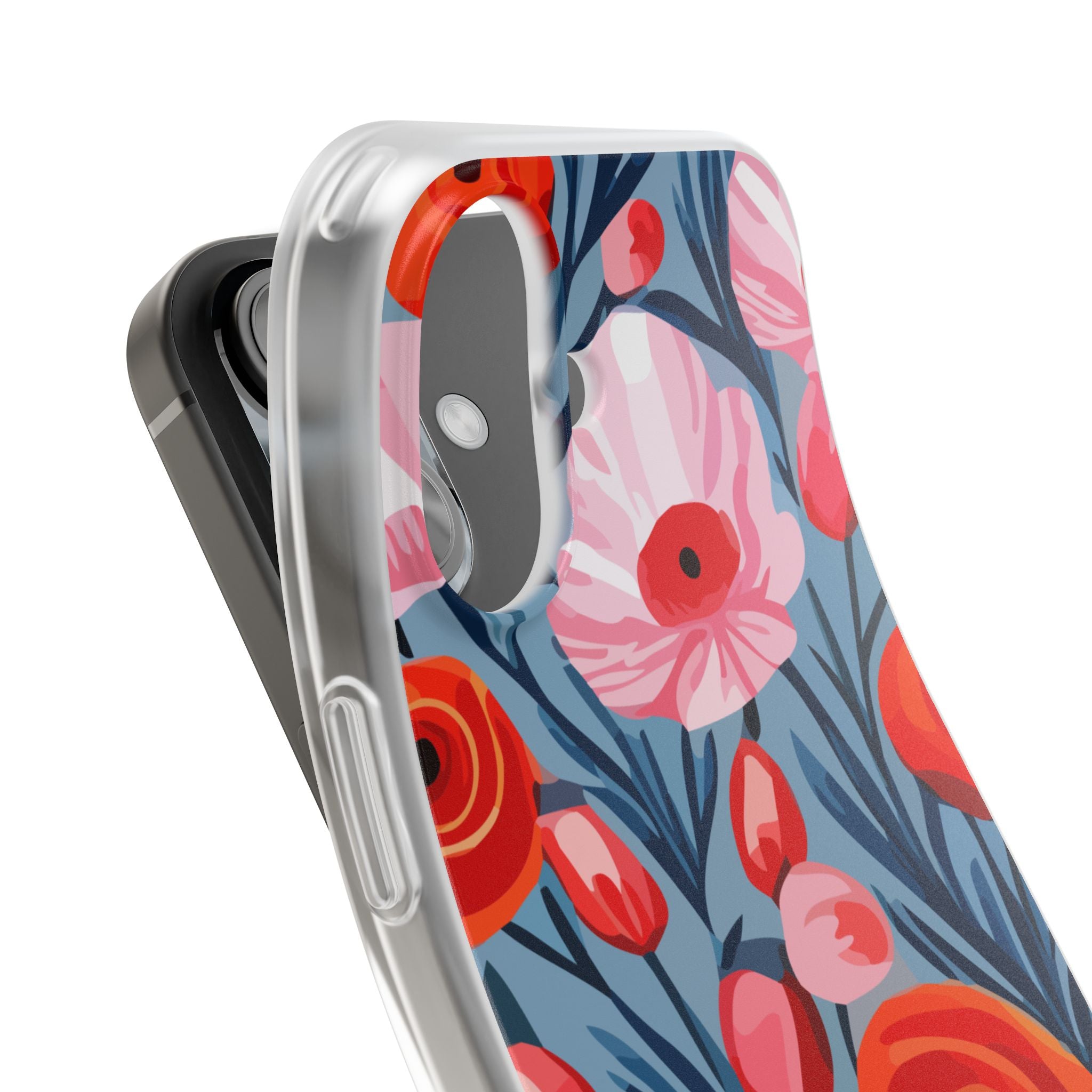 Beautiful Floral Flexi Cases for Phone, Stylish Protective Cover, Gift for Her, Phone Accessories, Floral Design