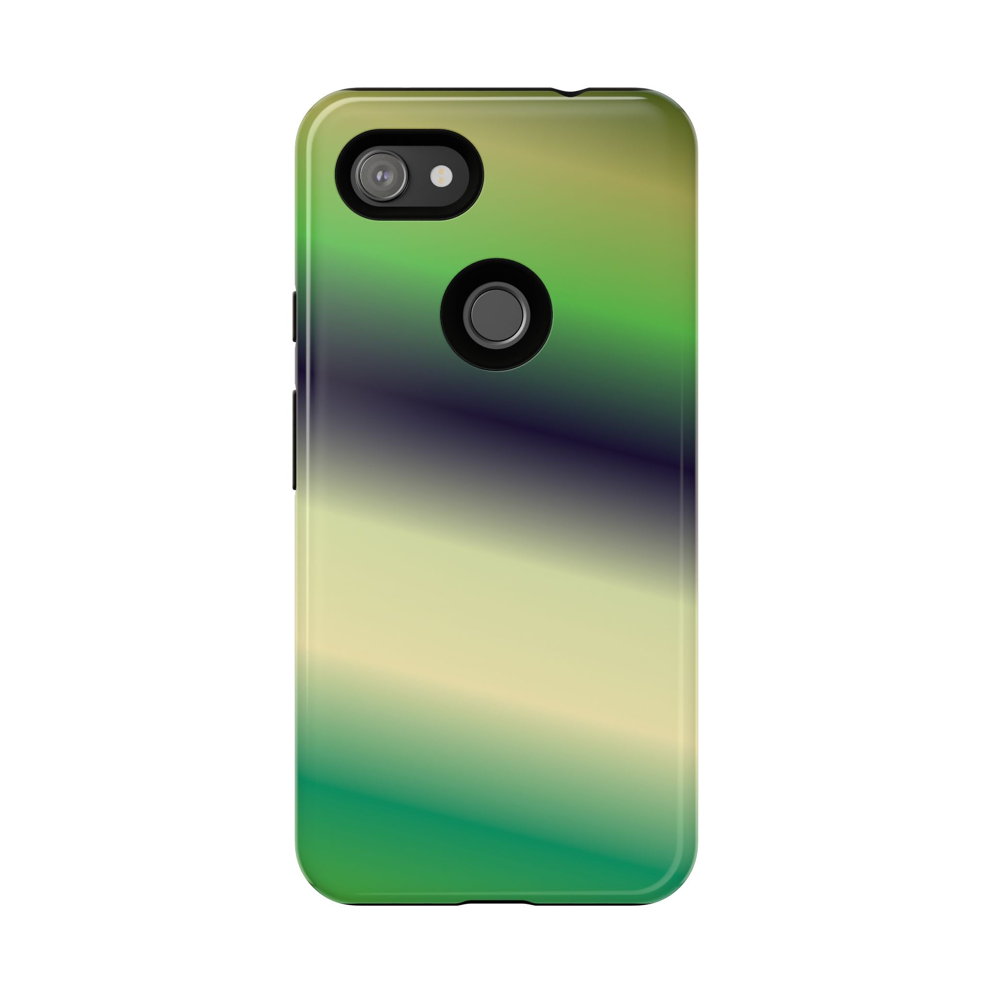Gradient Phone Case - Tough Cases, Unique Cell Phone Cover, Stylish Tech Accessories, Green and Black Gradient, Perfect Gift