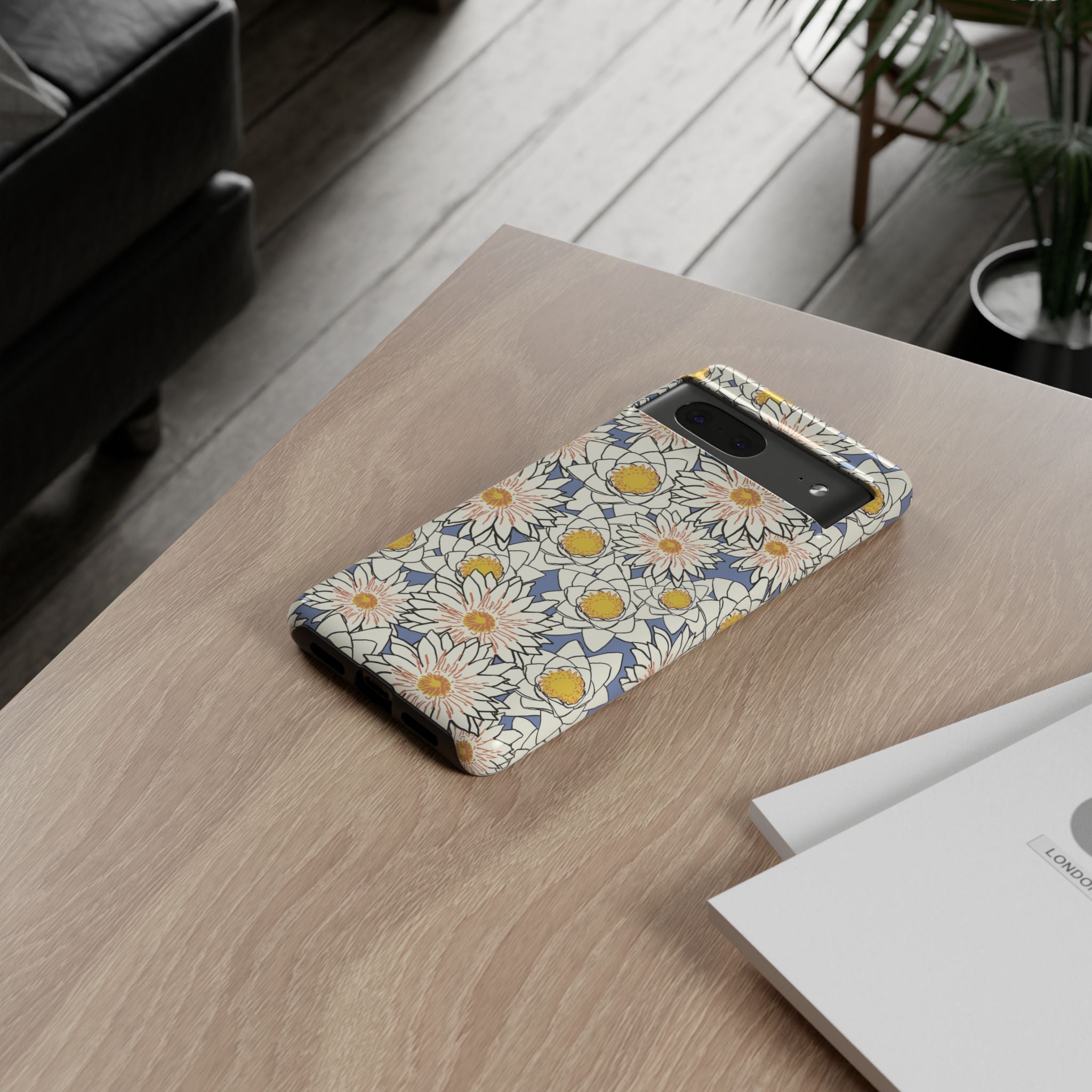 Stylish Phone Case, Floral Protective Cover, Gift for Nature Lovers, Trendy Tech Accessory, Customizable Phone Case