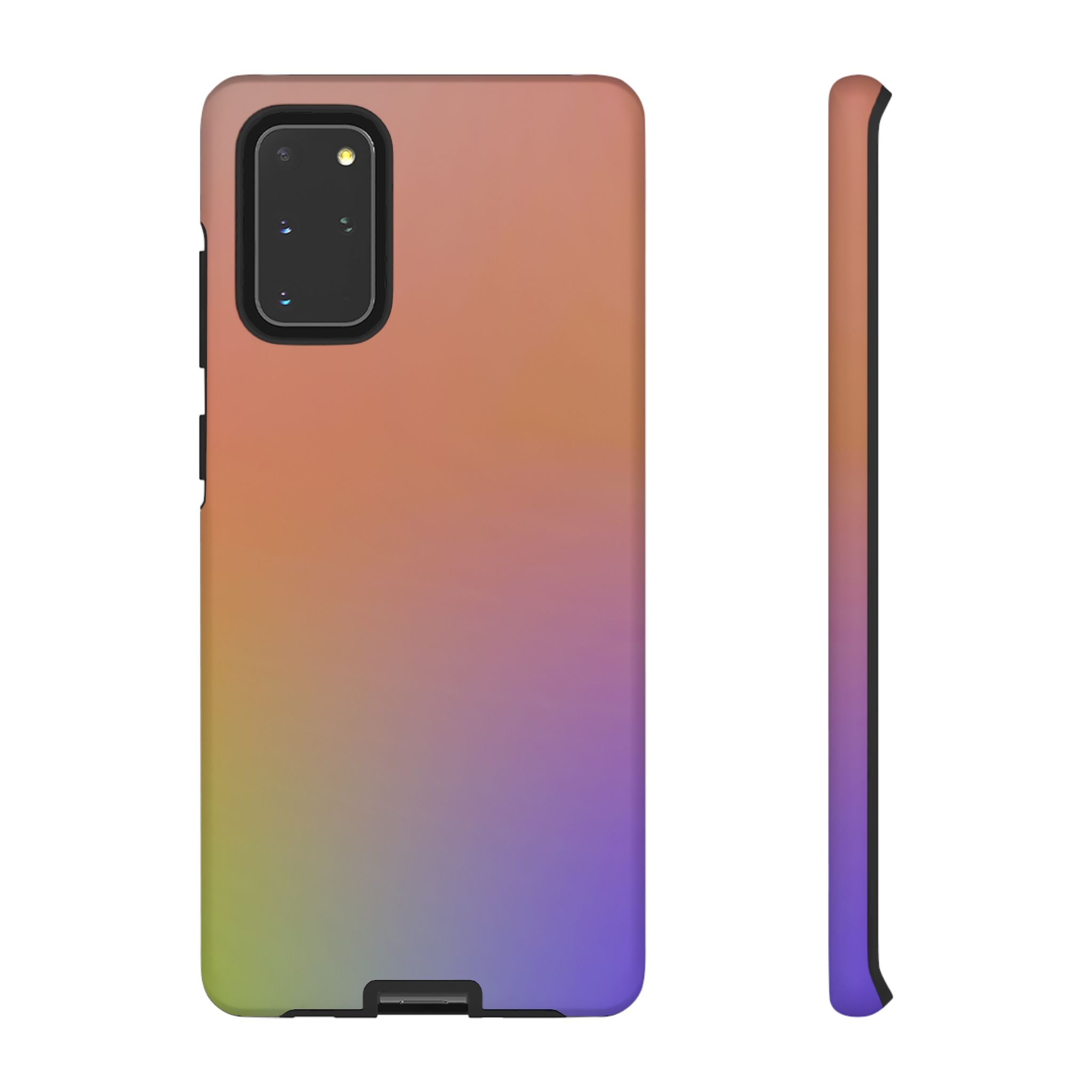 Colorful Gradient Phone Case, Tough Cases for iPhone, Customizable Phone Cover, Trendy Tech Accessory, Gift for Tech Lovers