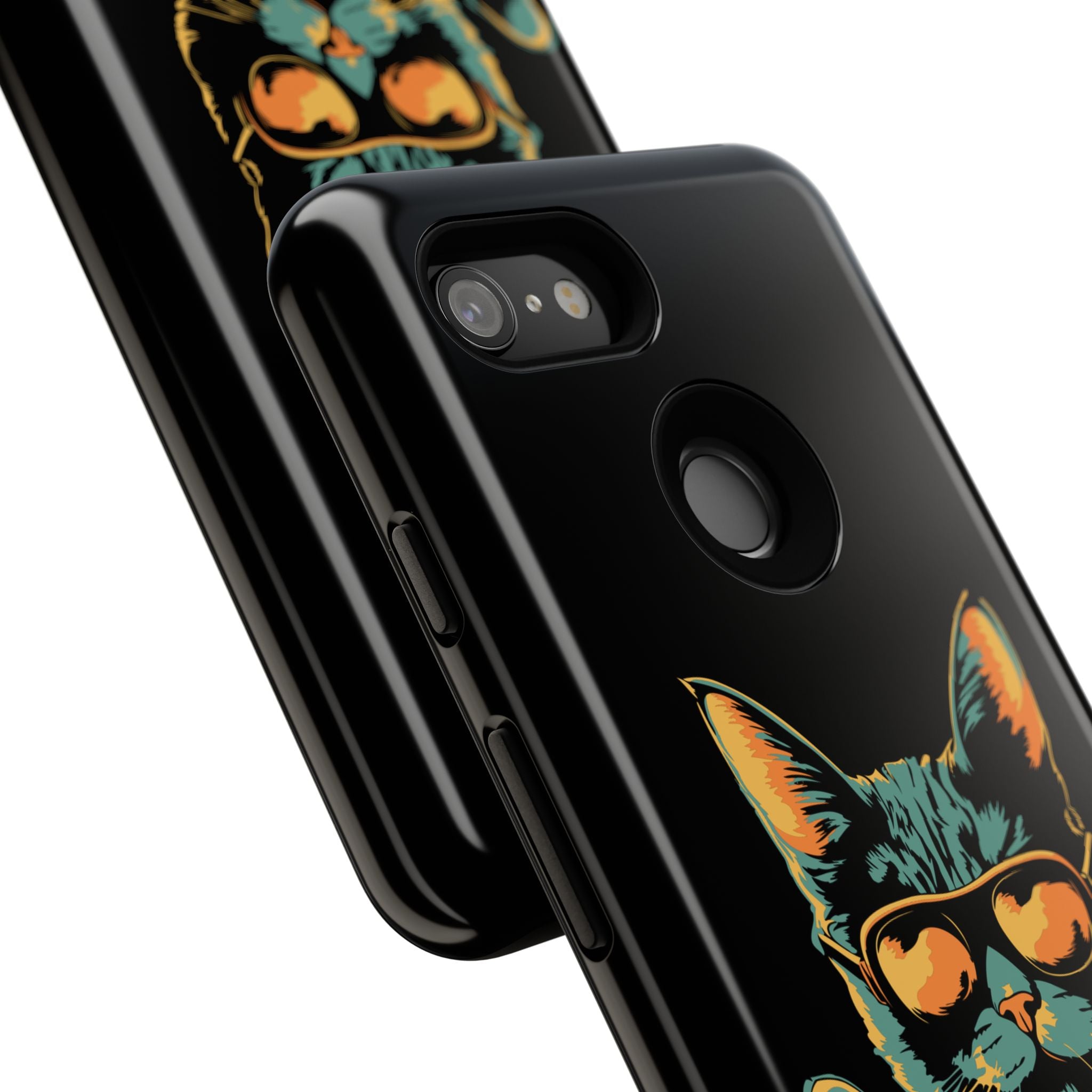 Cool Cat Phone Case, Stylish Phone Cover, Pet Lover Gift, Cute Cat Design, Fun Cat Accessories
