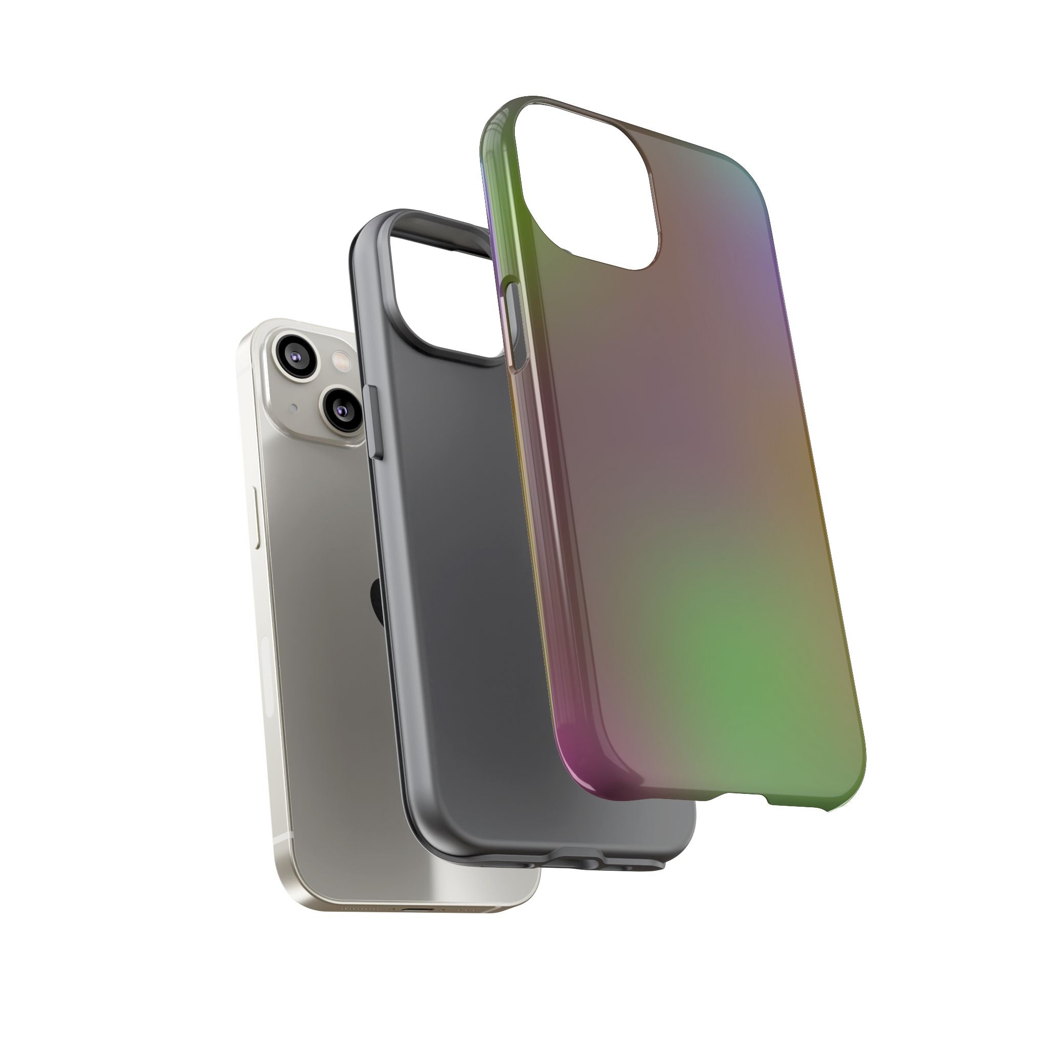 Colorful Gradient Phone Case, Tough Cases for Protection, Stylish Mobile Cover, Unique Gift, Modern Tech Accessory