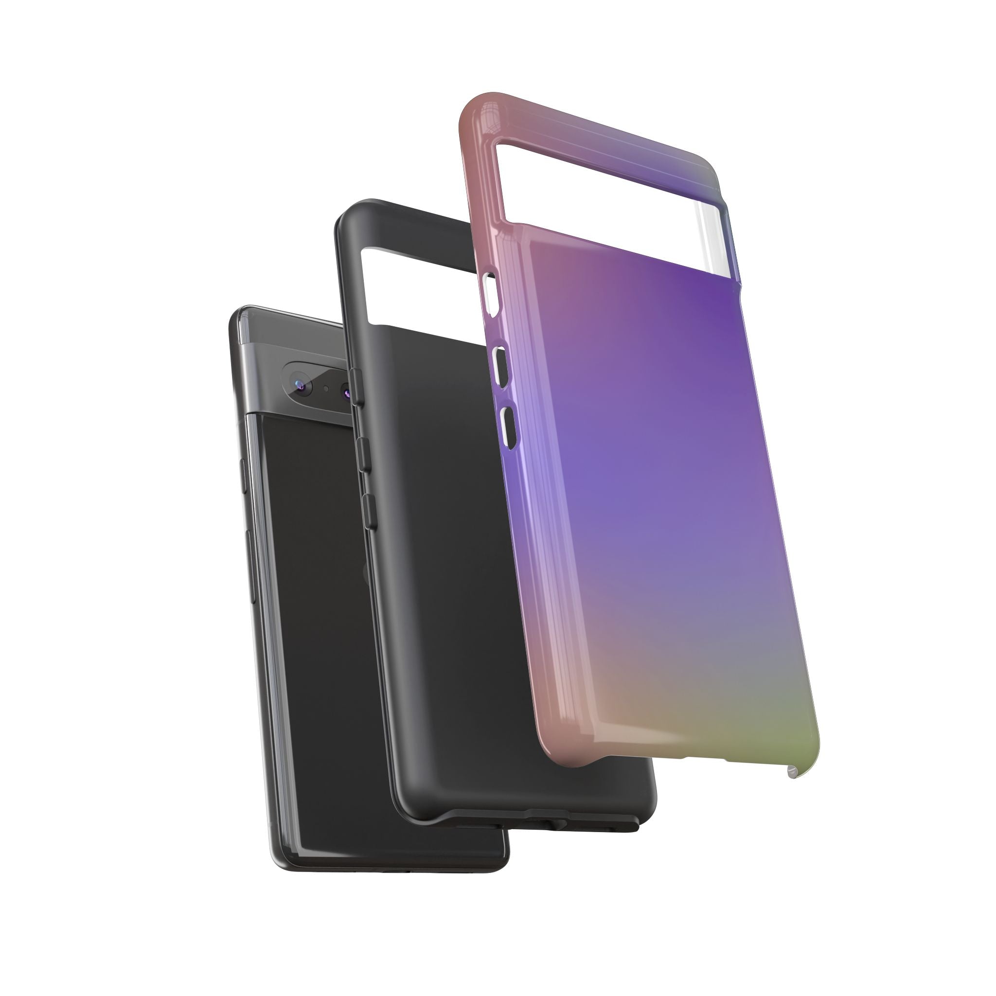 Colorful Phone Case, Tough Phone Cover, Gradient Design Case, Stylish Mobile Accessories, Unique Gift for Her