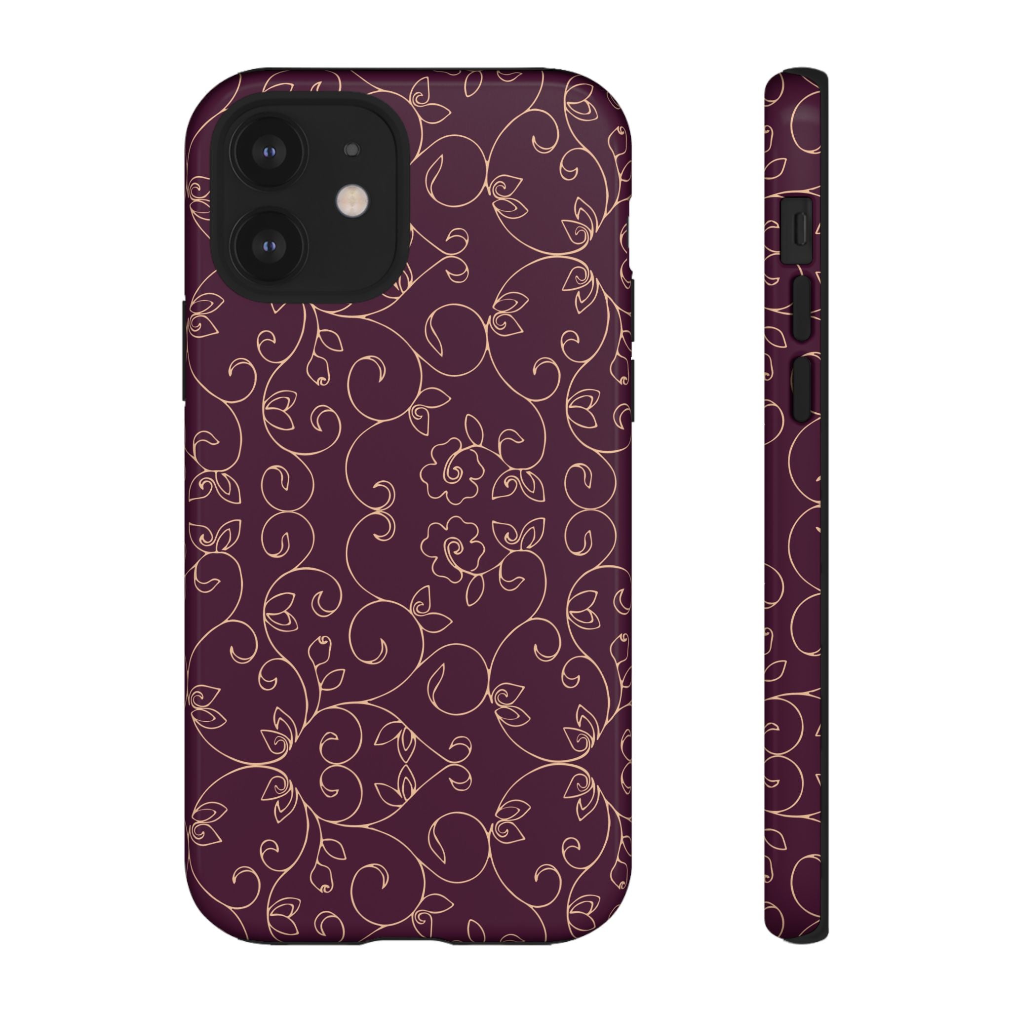 Elegant Floral Phone Case | Durable Mobile Cover, Gift for Her, Floral Design, Stylish Accessory, Phone Protection