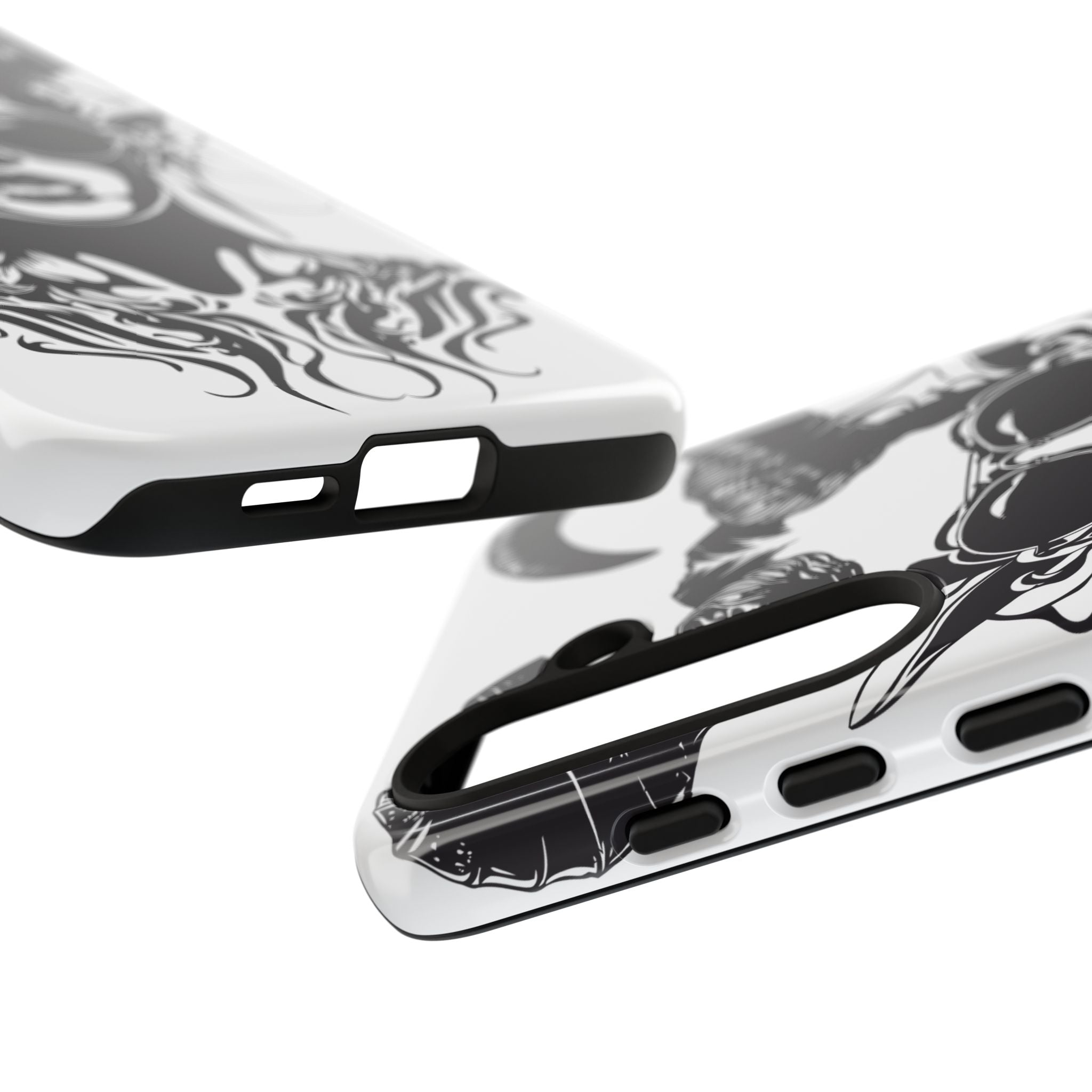 Tough Cases: Stylish Phone Case with Edgy Design, Protective Cover, Gift for Her, Trendy Accessories, Unique Art, Holiday Present