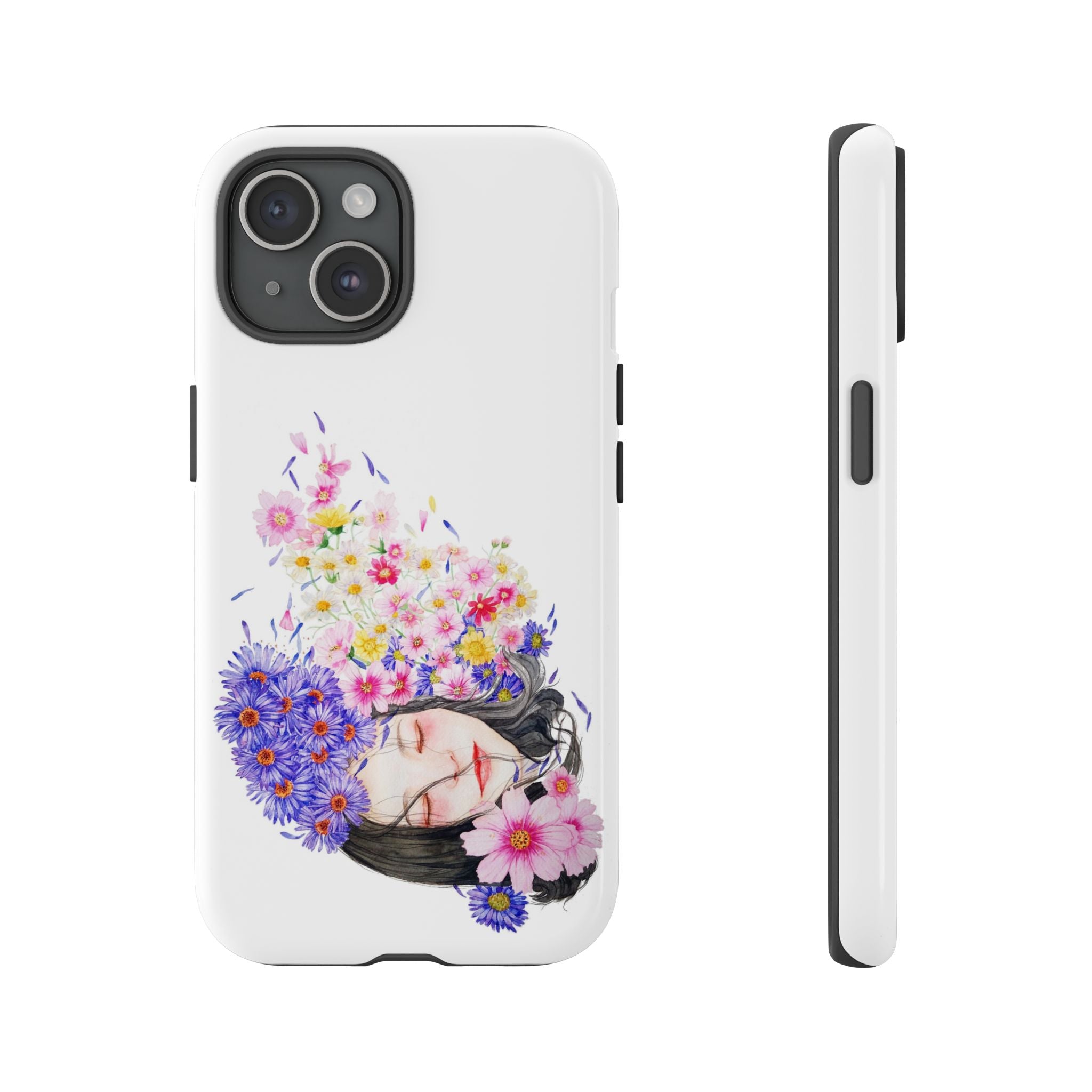 Floral Phone Case | Tough Cases | Cute Floral Design, Gift for Her, Spring Accessory, Mother's Day Gift, Stylish Protection