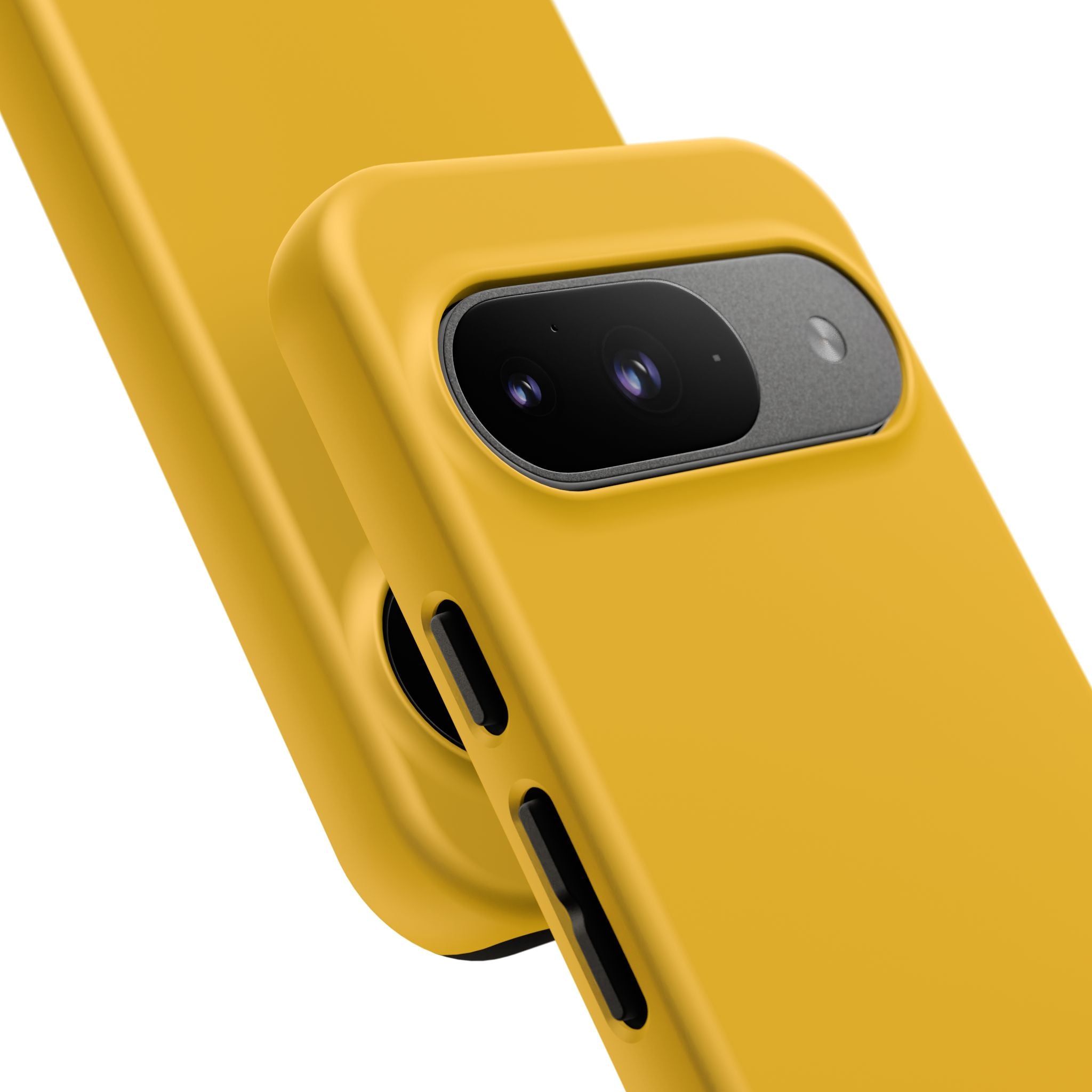 Motorcycle Phone Case, Tough Phone Cover, Gift for Bikers, Durable Tech Accessory, Yellow Motorcycle Design