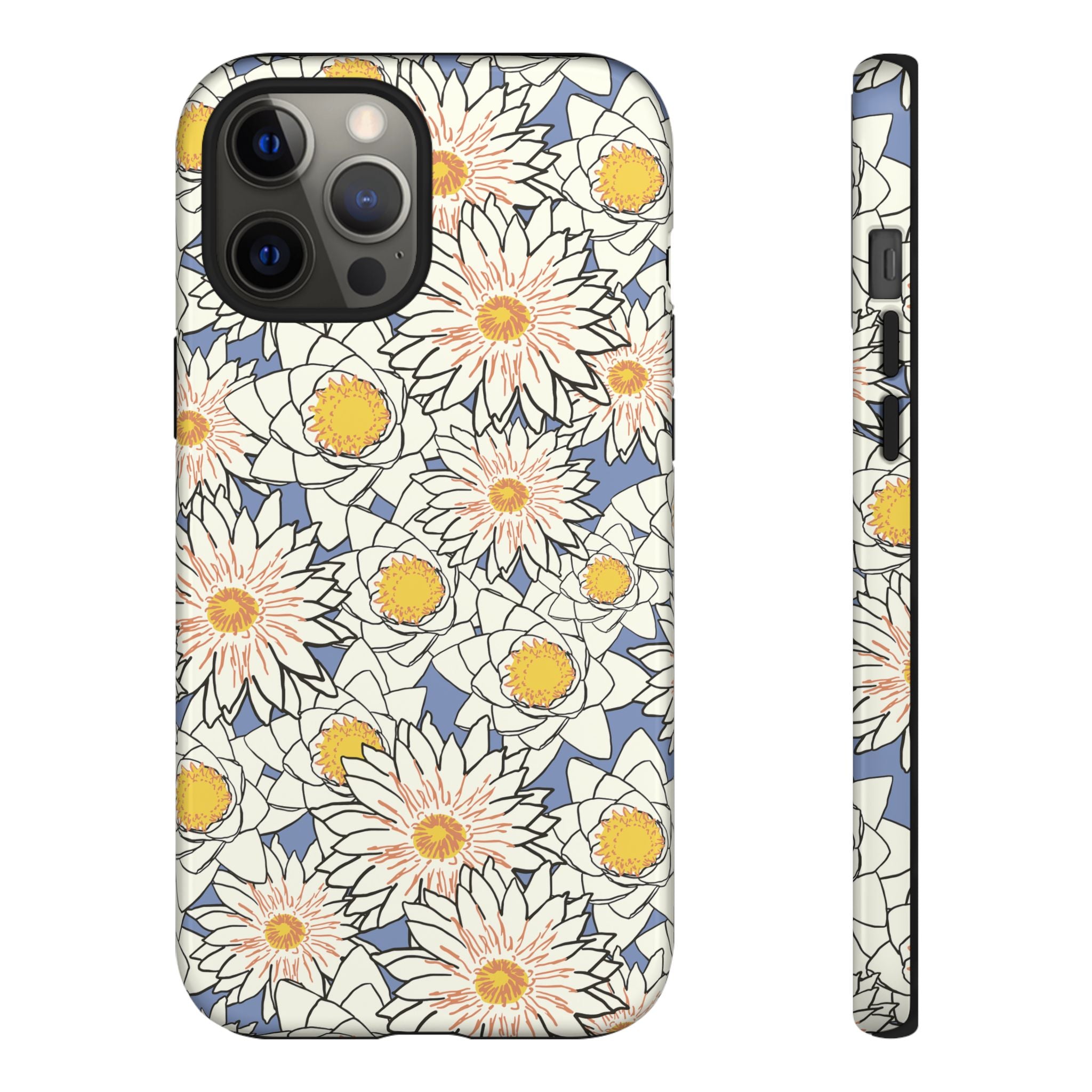 Stylish Phone Case, Floral Protective Cover, Gift for Nature Lovers, Trendy Tech Accessory, Customizable Phone Case